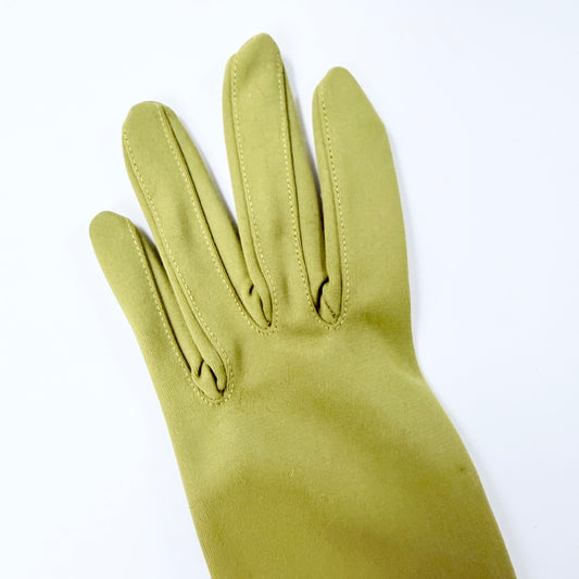 Vintage 1950-60s Never Used Nylon Simplex Gloves. With Tag.