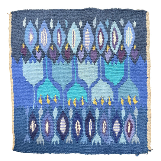 Sweden, ca 1960s Vintage Mid-century Flemish Tapestry Wall Hanging Art