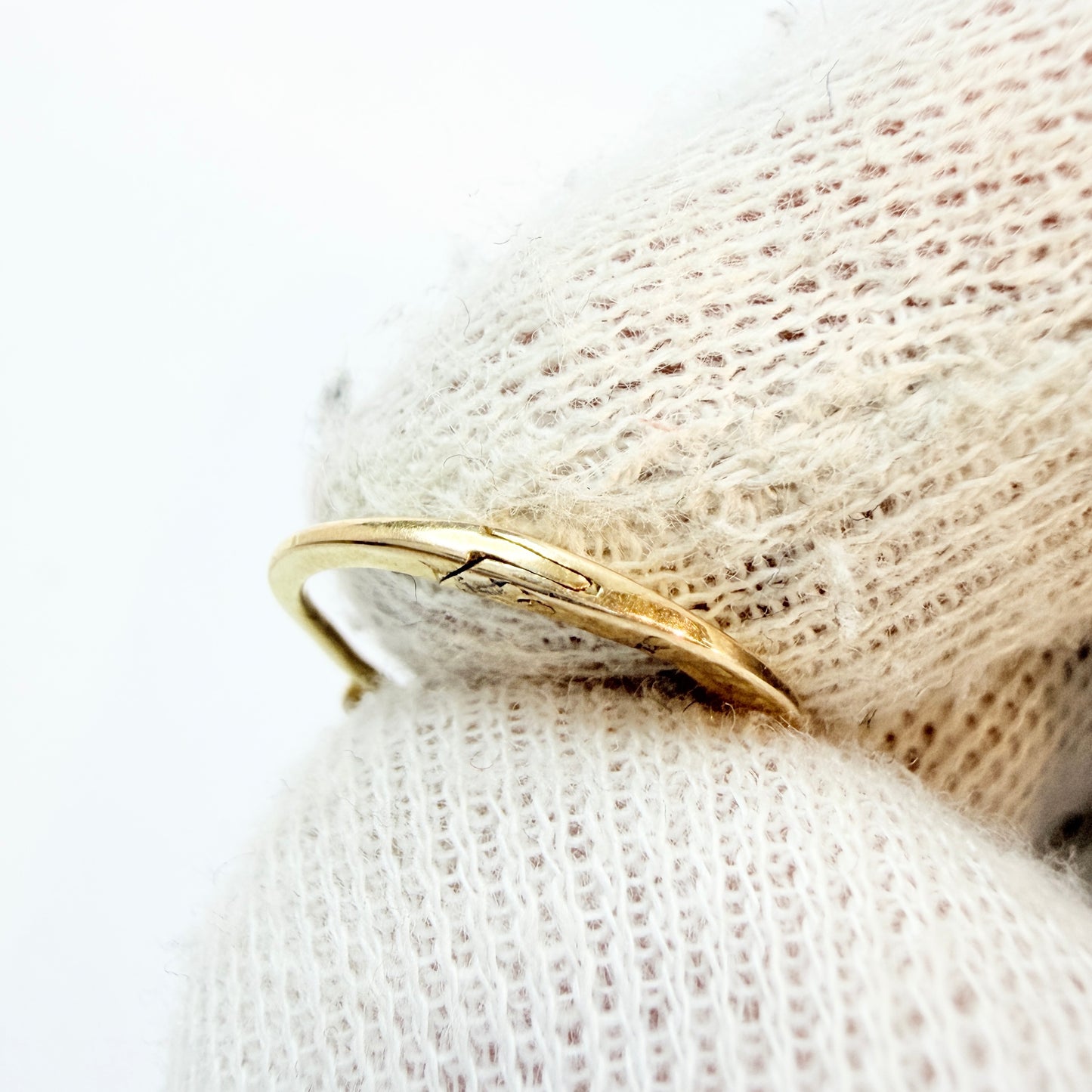 Sweden year 1834. Antique Georgian 18k Gold Earrings.