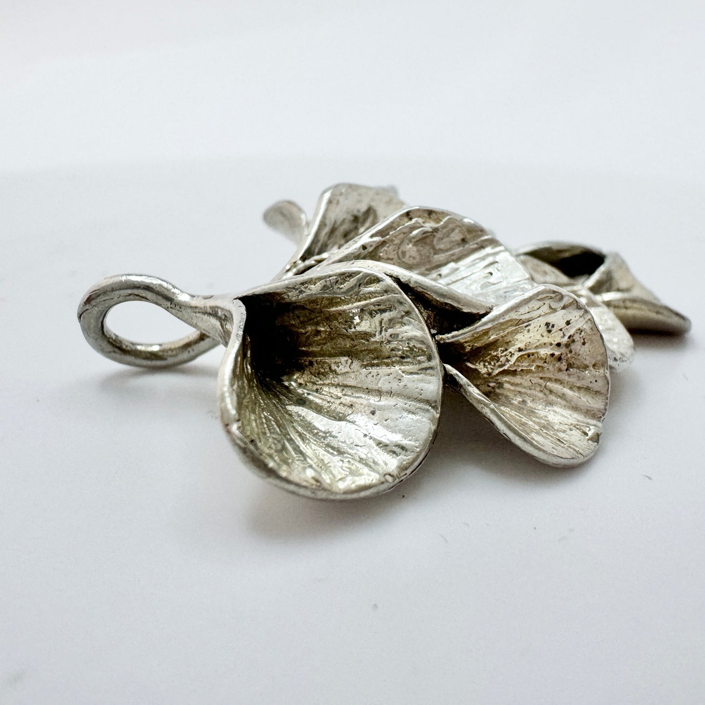 Etsuko Minowa, for Nordisk Kokusai, Sweden 1975. Vintage Sterling Silver Pendant.