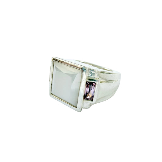 BOG (prob Guld og Sølv Design, Denmark). Sterling SIlver Ring.