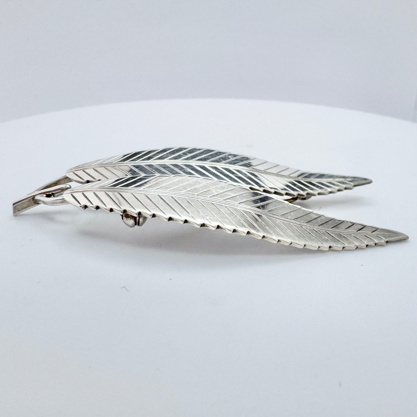 Gertrud Engel for Michelsen, Sweden 1957. Vintage Sterling Silver Brooch.