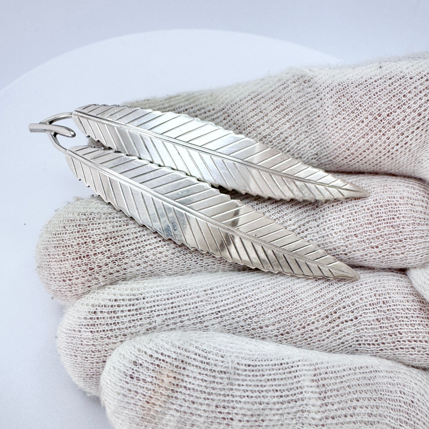 Gertrud Engel for Michelsen, Sweden 1957. Vintage Sterling Silver Brooch.