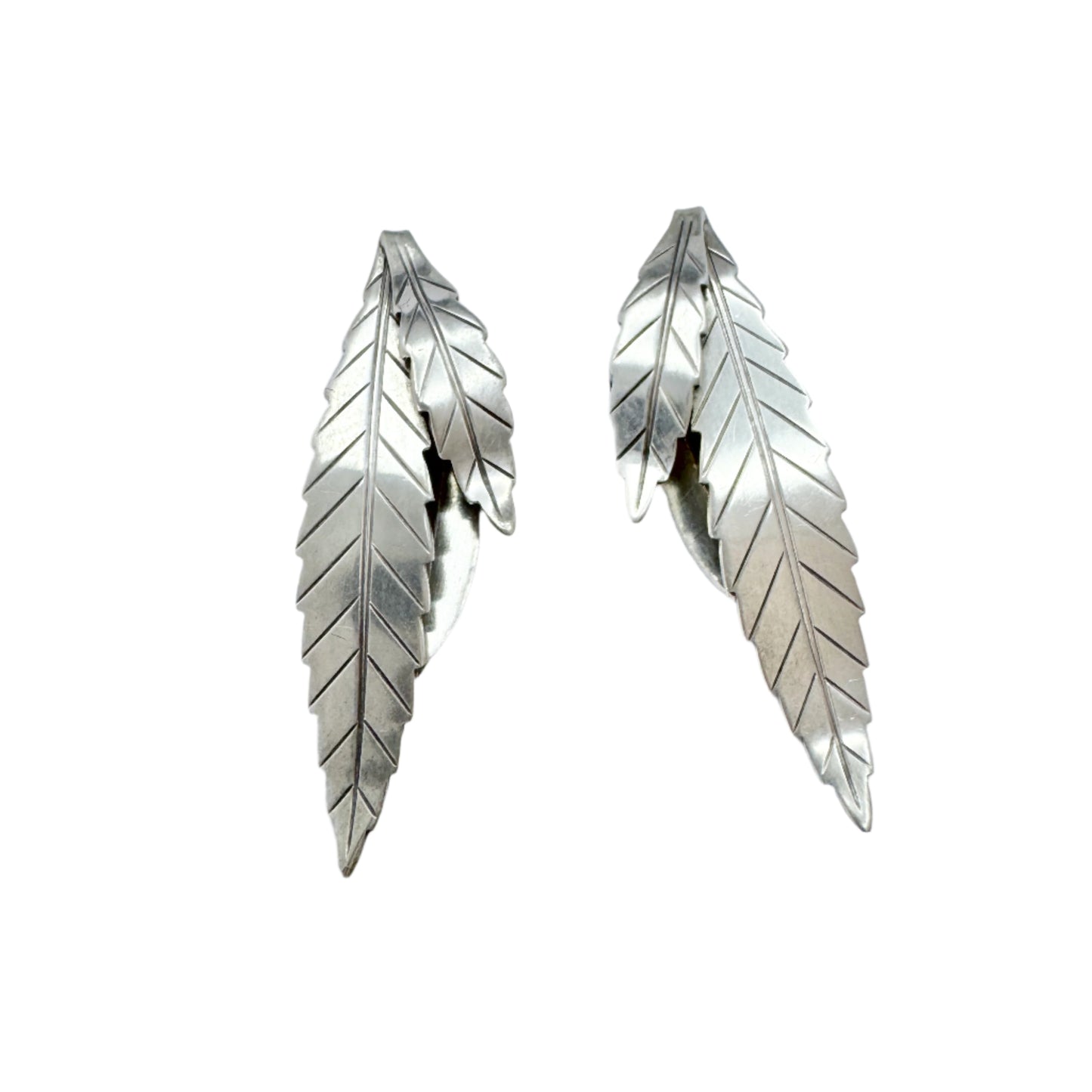 Gertrud Engel for Michelsen, Sweden 1957. Vintage Sterling Silver Earrings