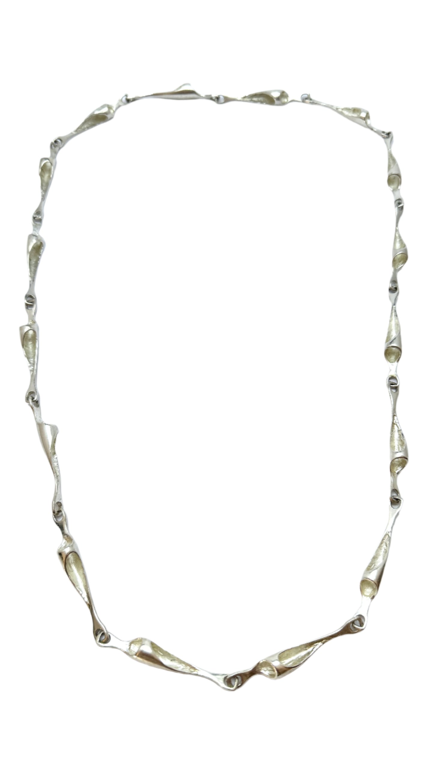 Poul Havgaard for Lapponia, Finland 1976. The Iconic Entire Life Necklace. Sterling Silver.