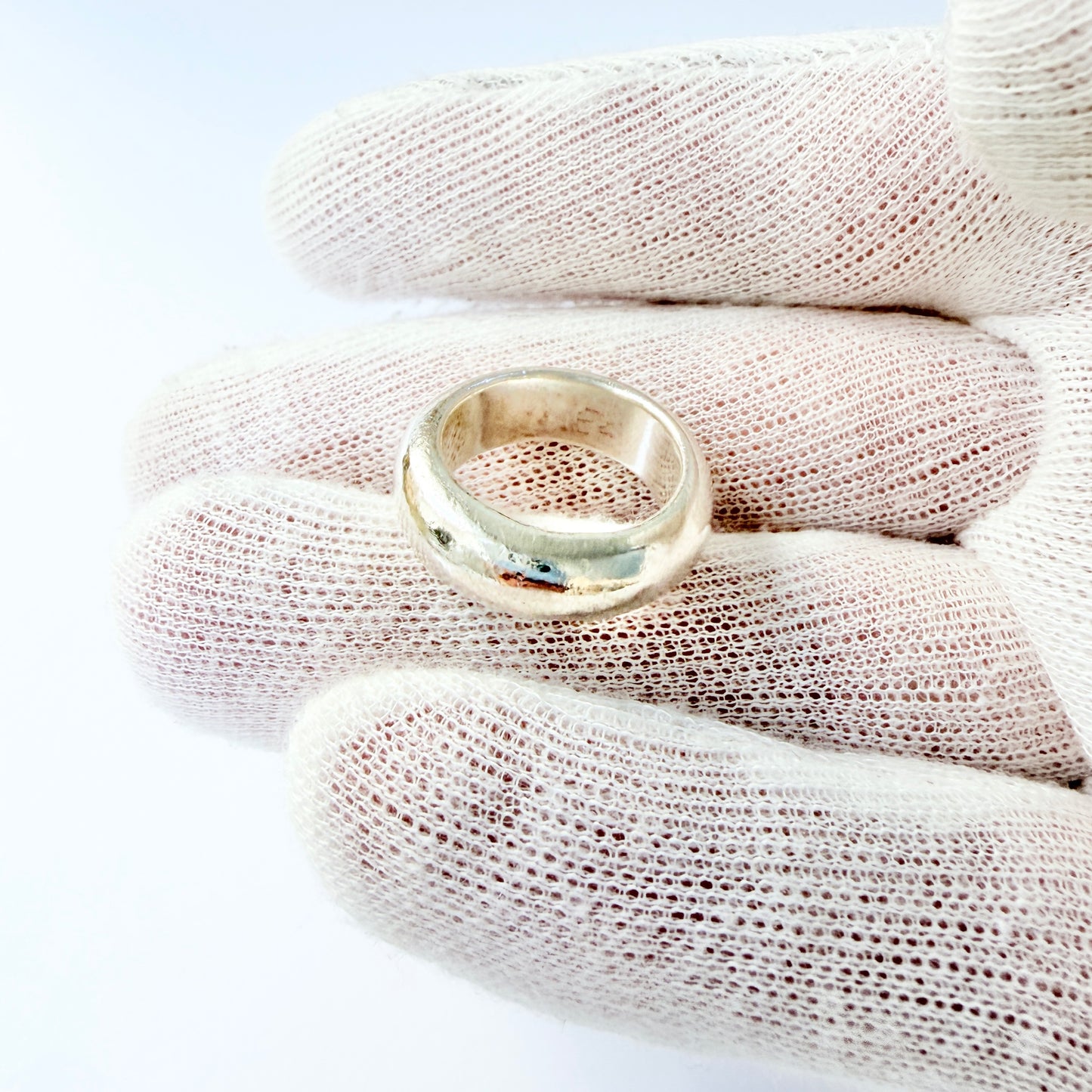 LIGA (prob Liga Design, Sweden) Chunky Sterling Silver RIng.