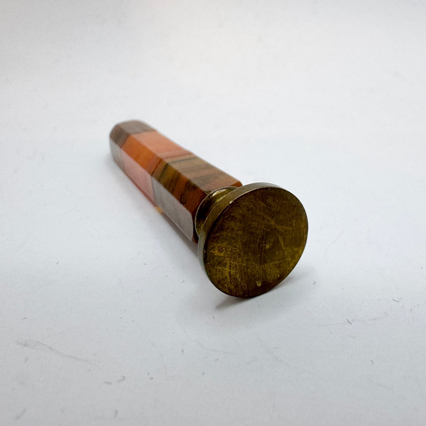 Vintage c 1930 Art Deco Wax Seal Stamp, No engraving.