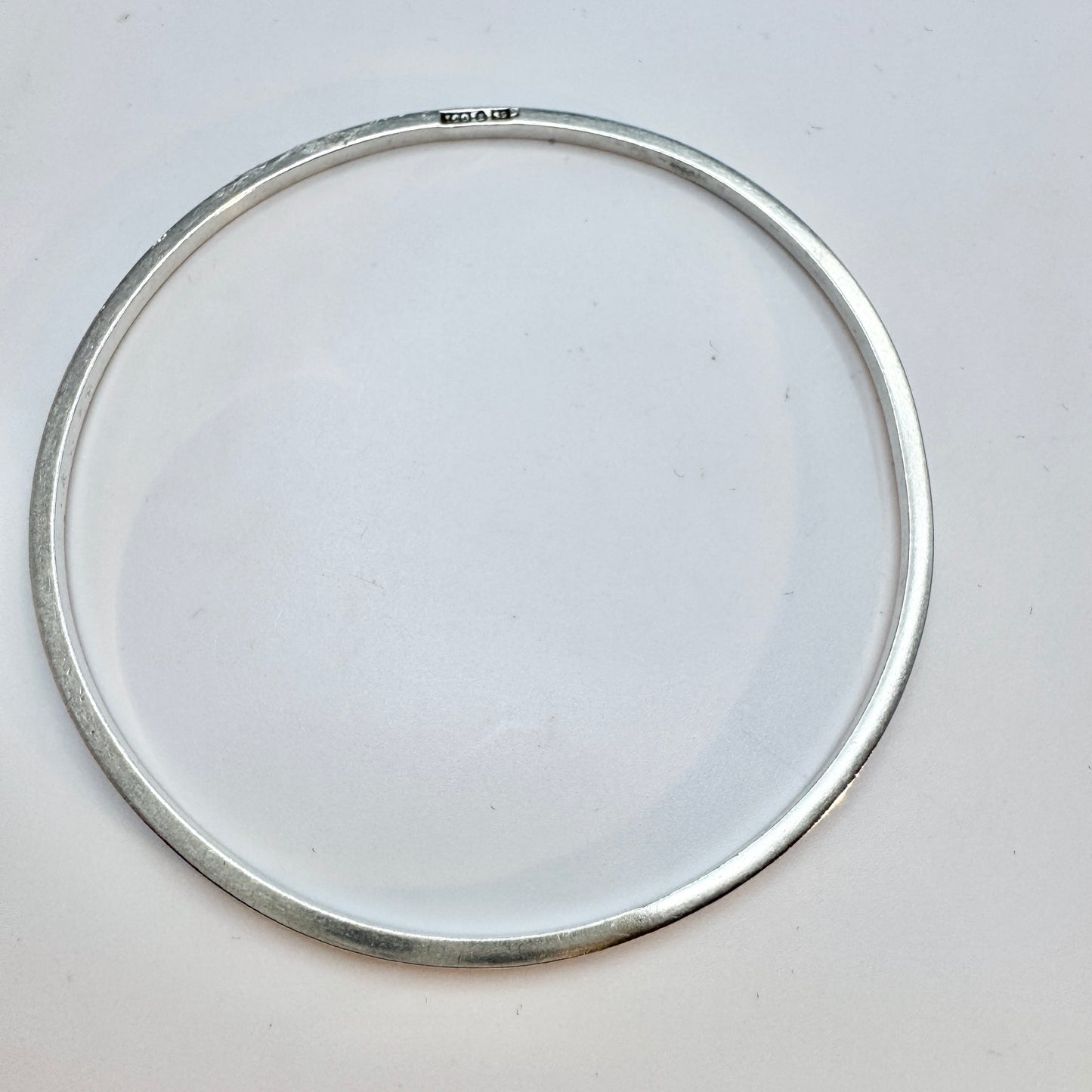 Galerie 22, Sweden 1968. Sterling Silver Bangle Bracelet.