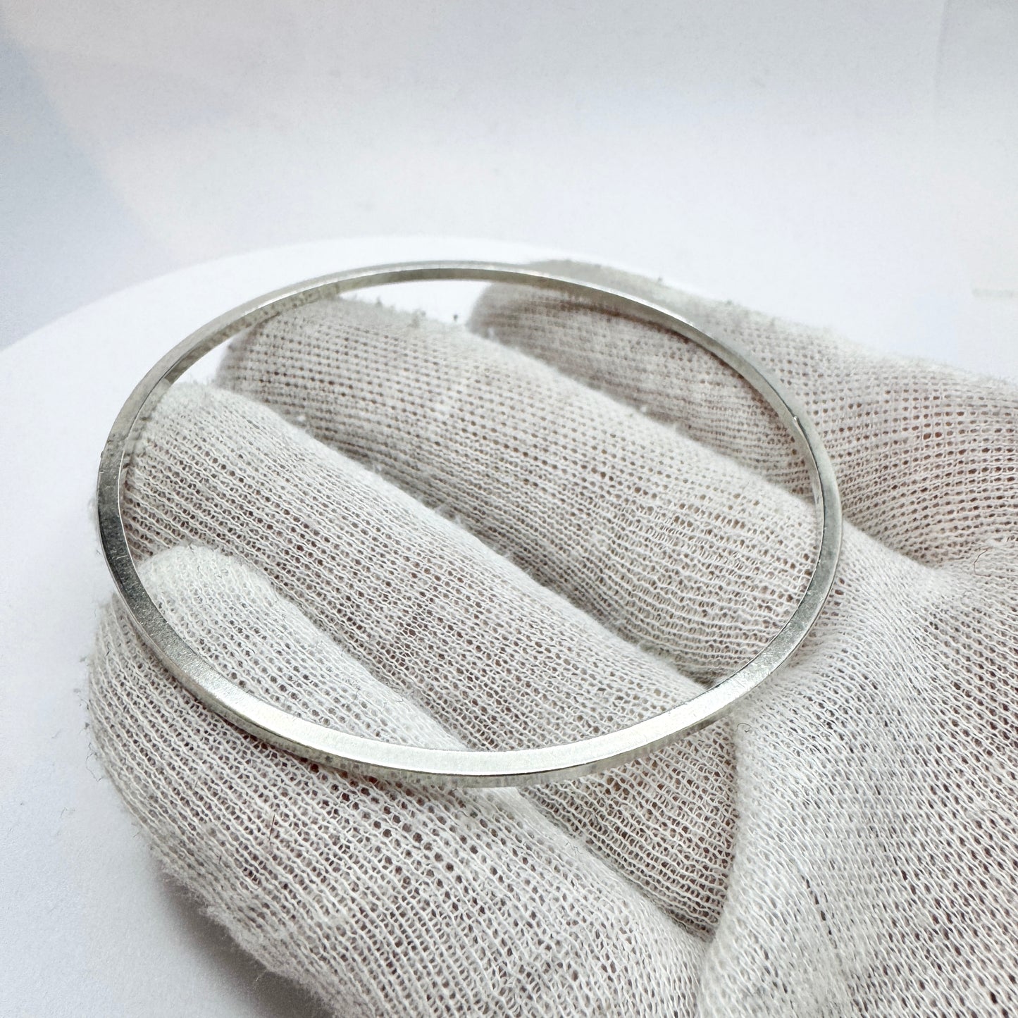 Galerie 22, Sweden 1968. Sterling Silver Bangle Bracelet.