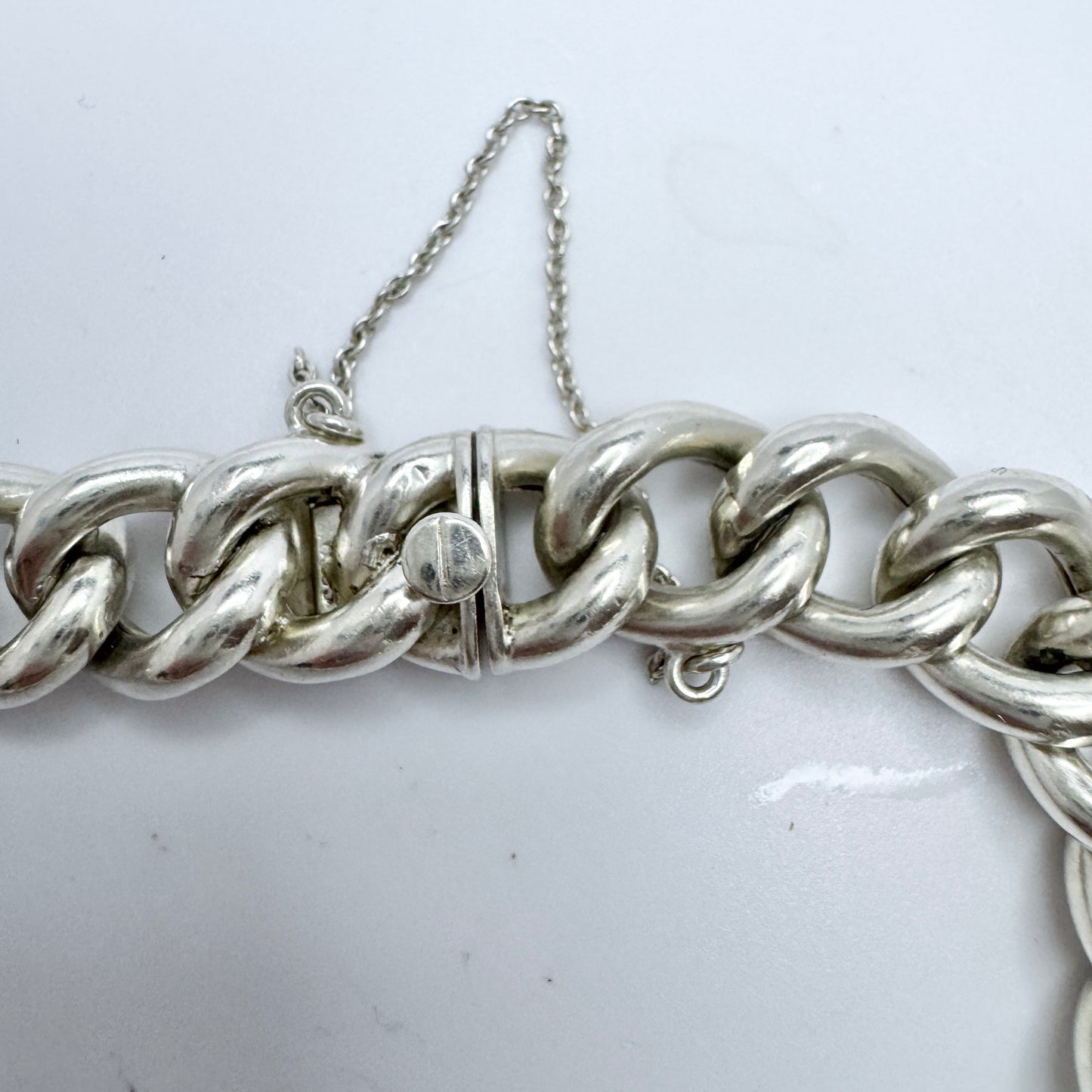 Sweden c 1930s. Vintage Silver Bracelet.