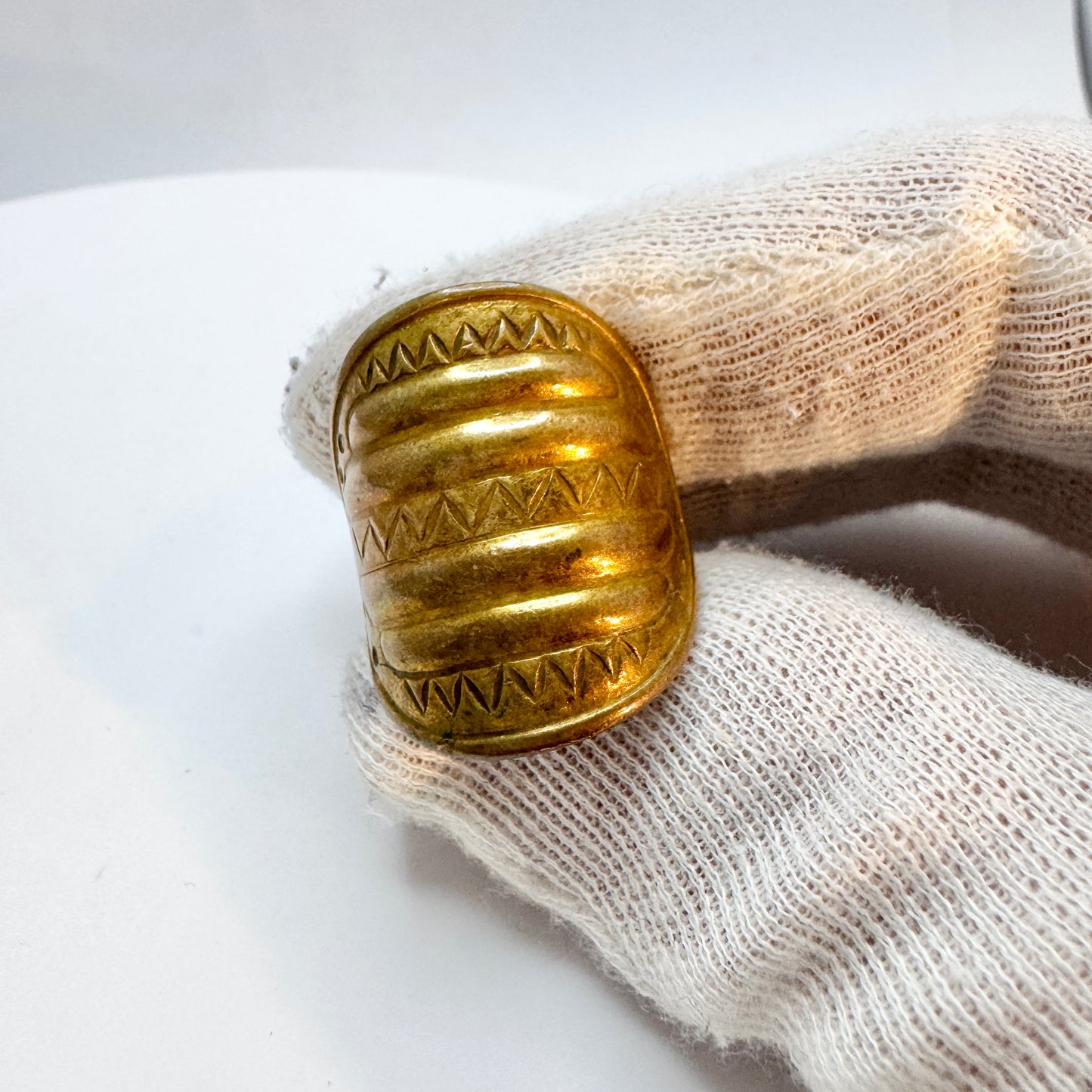 Kalevala Koru, Finland. Vintage Viking Copy Unisex Bronze Ring