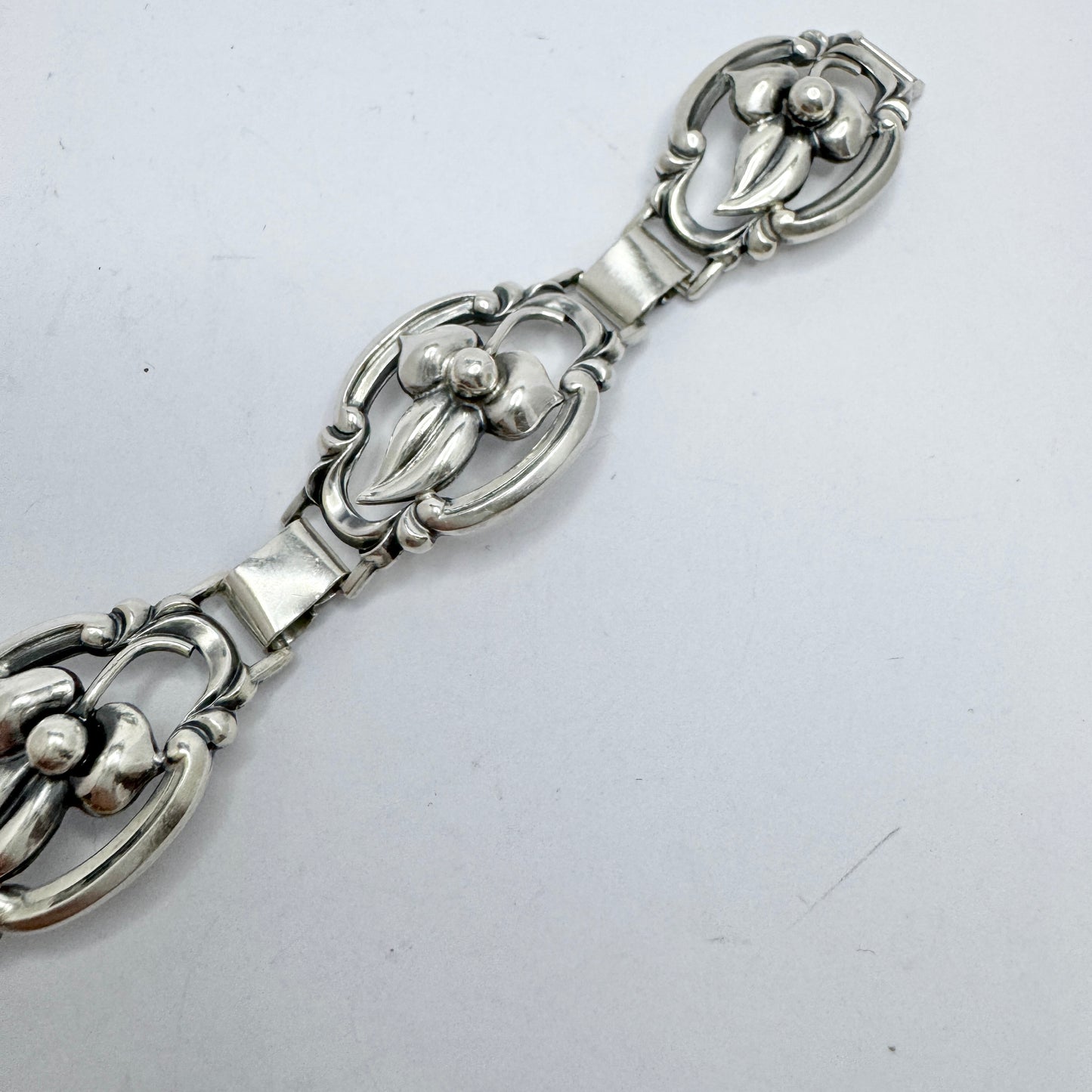 G Dahlgren, Sweden 1954. Vintage Sterling Silver Bracelet.