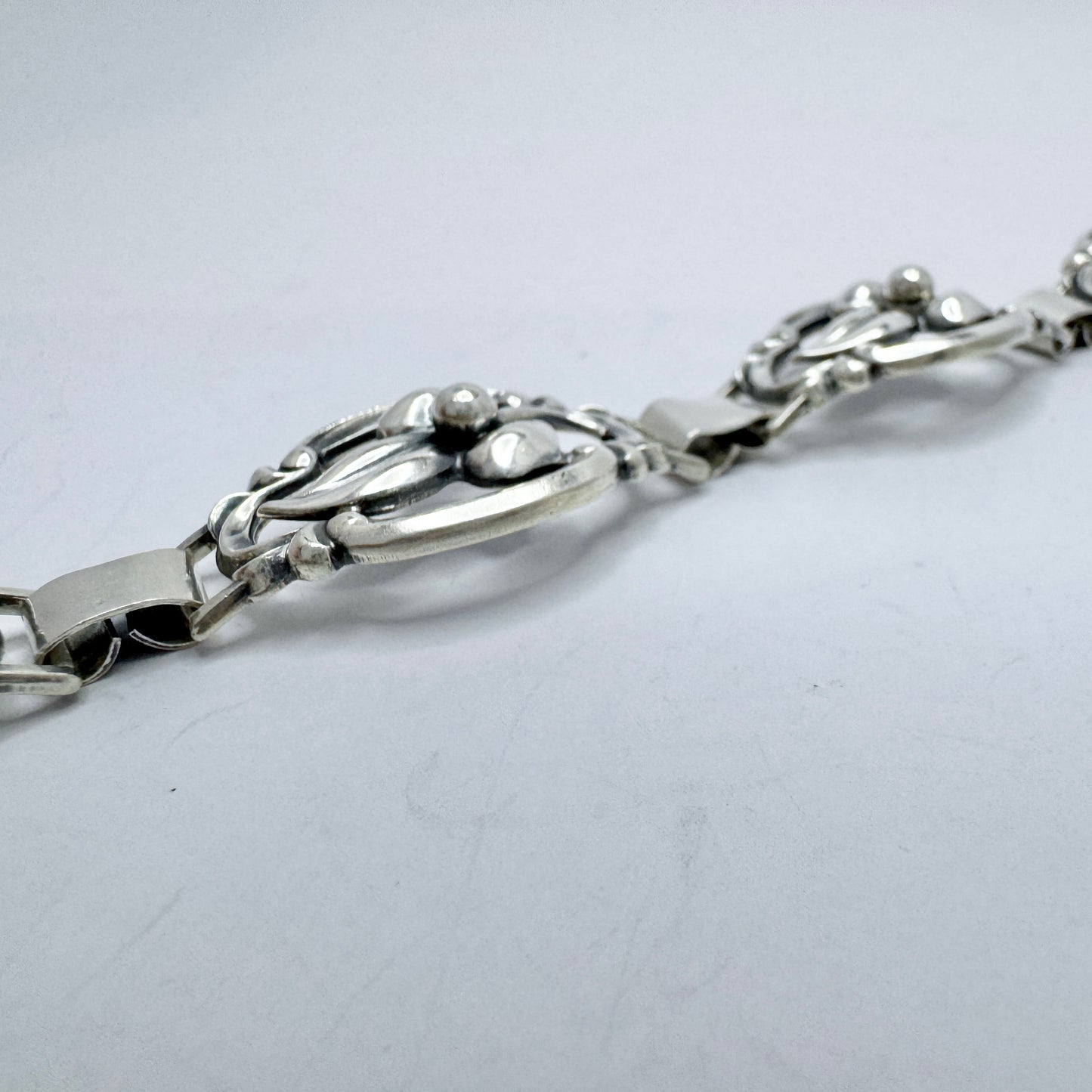 G Dahlgren, Sweden 1954. Vintage Sterling Silver Bracelet.