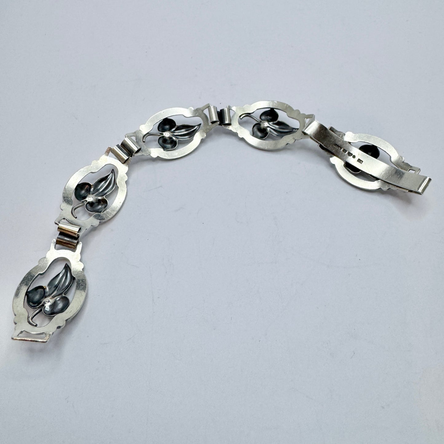 G Dahlgren, Sweden 1954. Vintage Sterling Silver Bracelet.