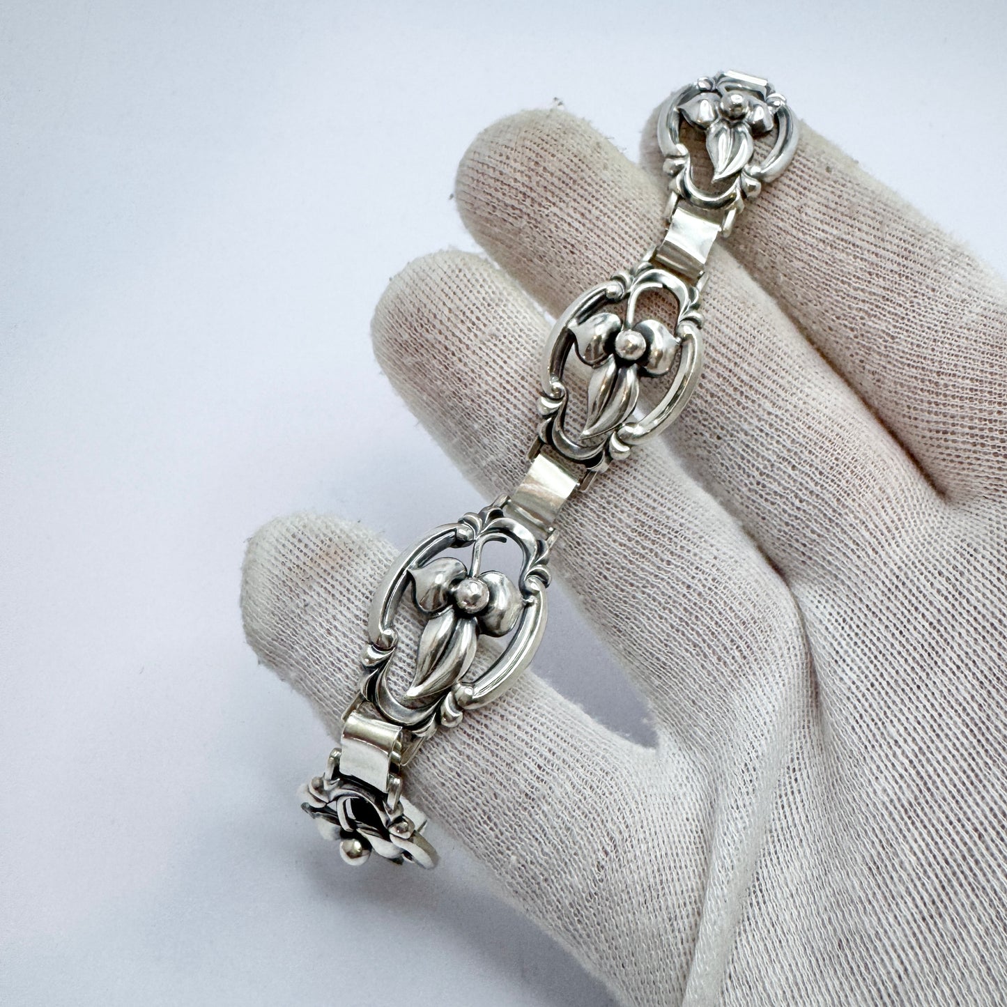 G Dahlgren, Sweden 1954. Vintage Sterling Silver Bracelet.