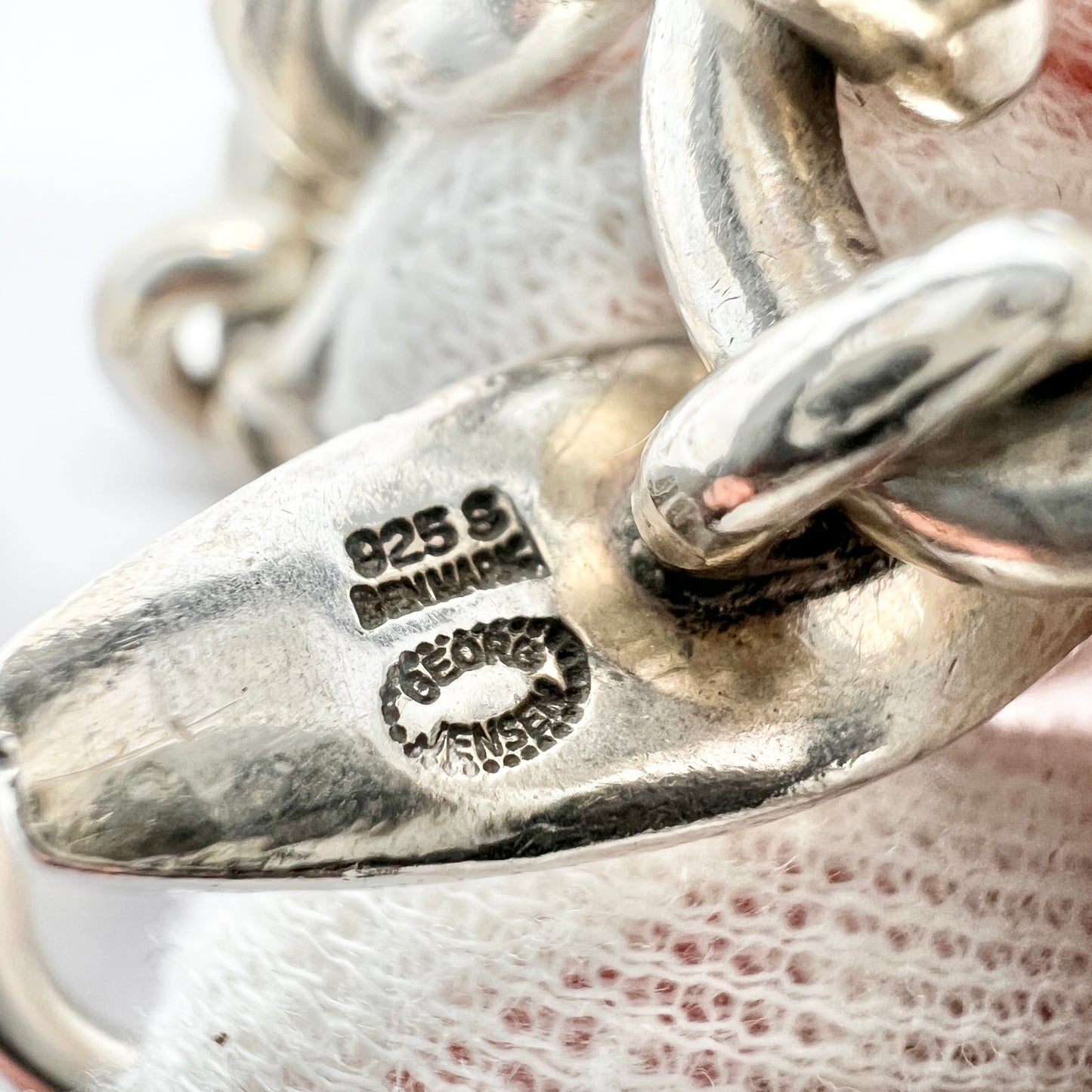 Georg Jensen, Denmark. Vintage Chunky Sterling Silver Bracelet. Design 140A by Nanna Ditzel.