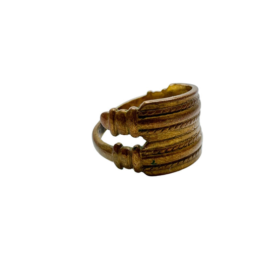 Kalevala Koru, Finland. Vintage Bronze Viking Copy Ring.