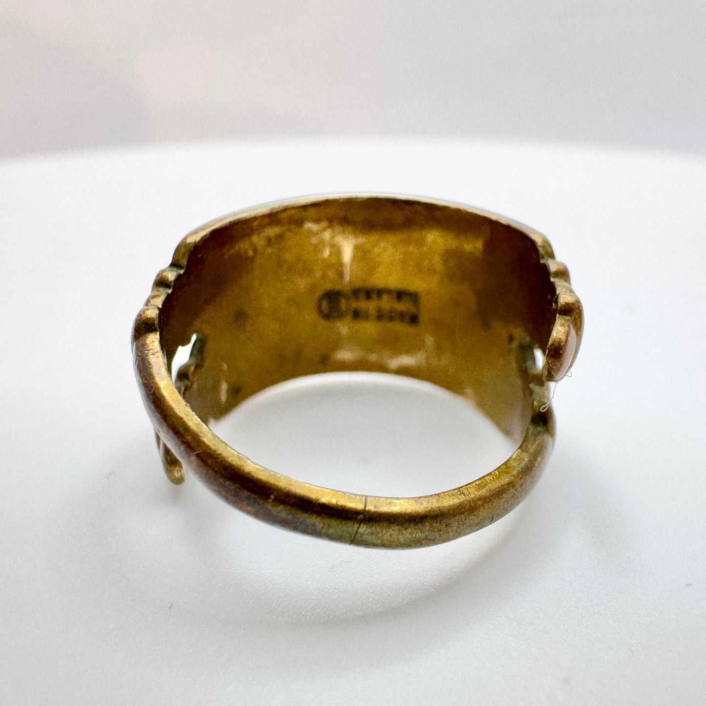 Kalevala Koru, Finland. Vintage Bronze Viking Copy Ring.