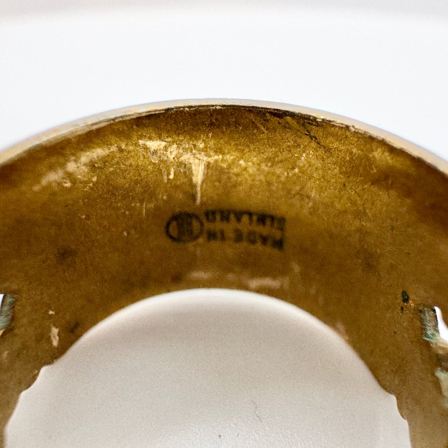 Kalevala Koru, Finland. Vintage Bronze Viking Copy Ring.