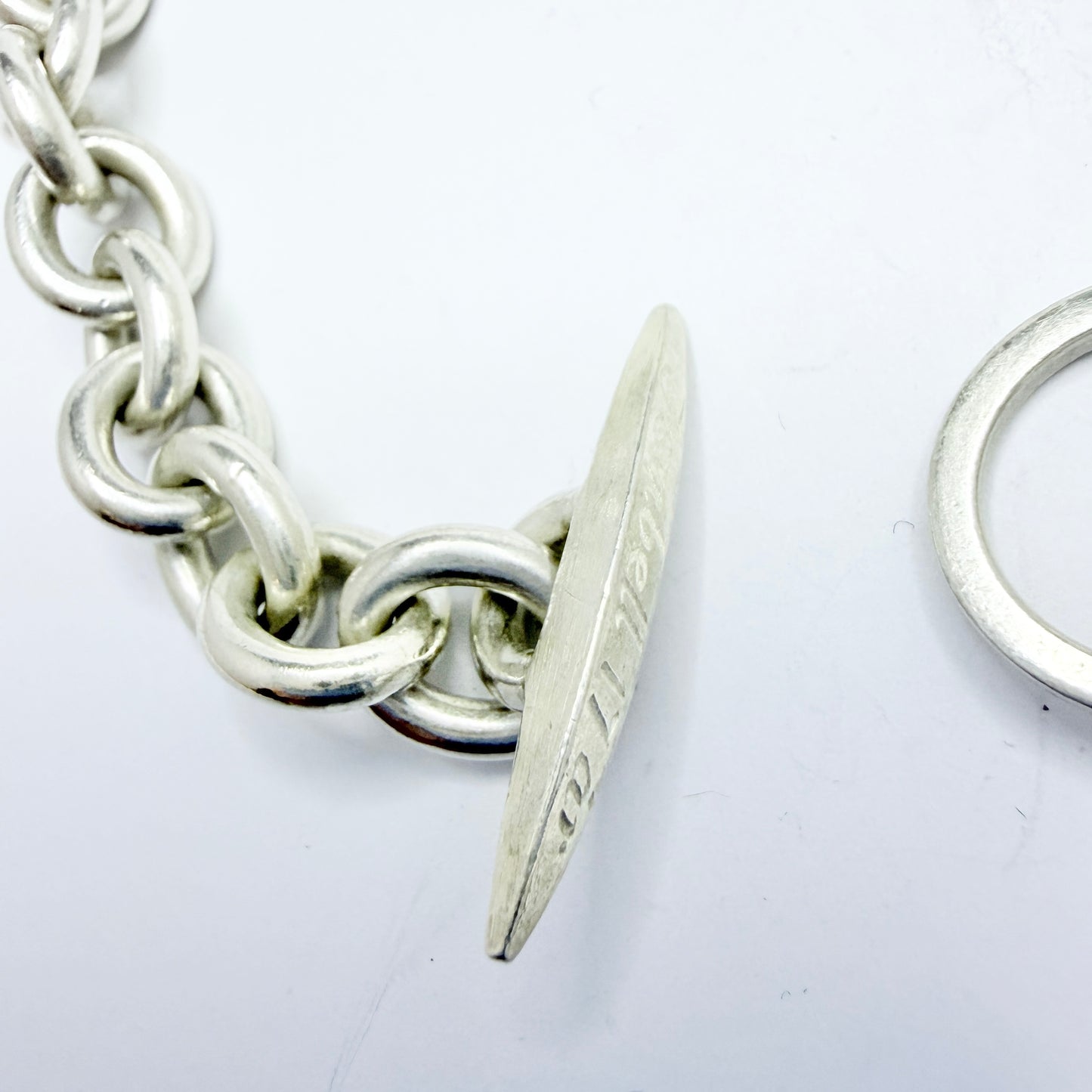 Michelsen, Sweden 1961. Vintage Sterling Silver Chain Bracelet