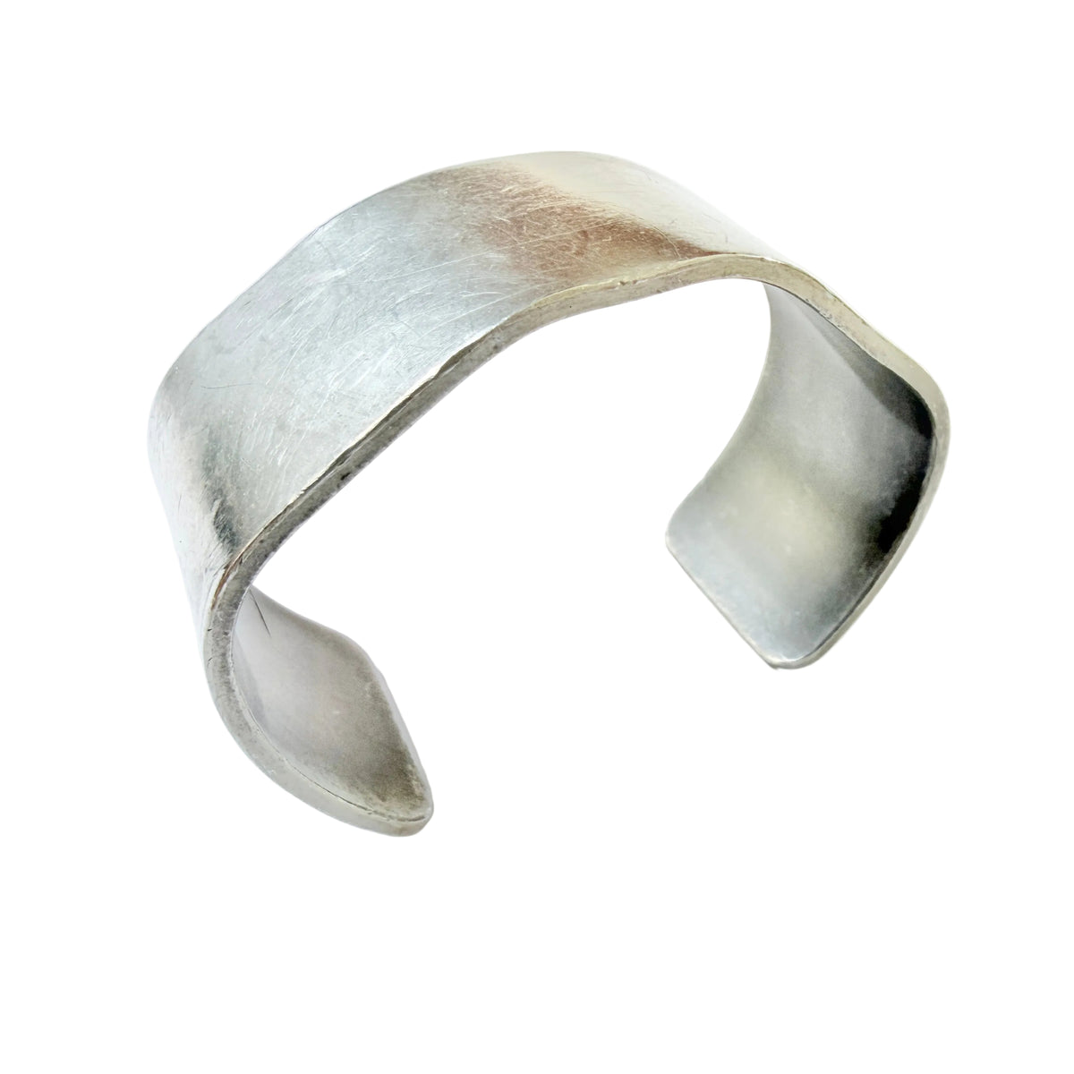 Svedboms, Sweden 1960-70s. Chunky Vintage Pewter Cuff Bracelet.