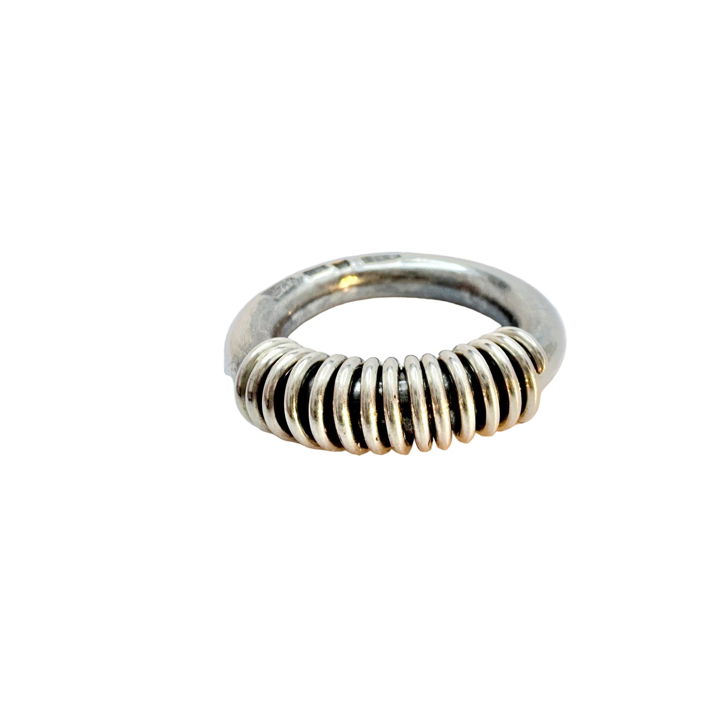 Karlheinz Sauer. Sweden. Vintage Sterling Silver Ring.
