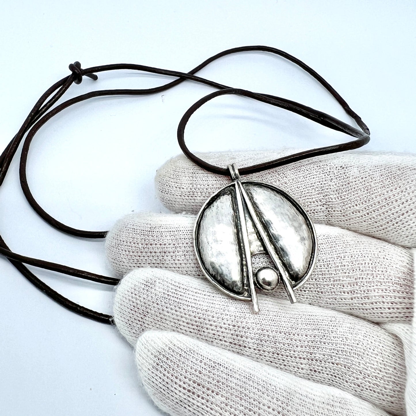 Yngvar O Kristiansen, Norway Vintage Viking Copy Pendant Necklace.