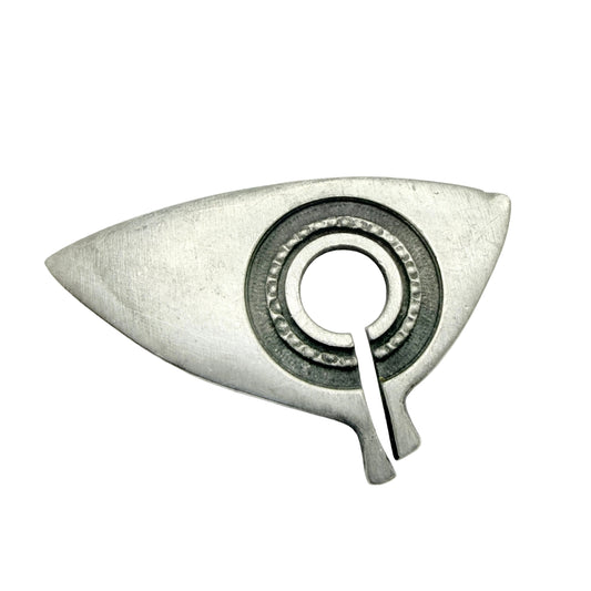 Rune Tennsmed, Sweden 1970s. Vintage Pewter Brooch.