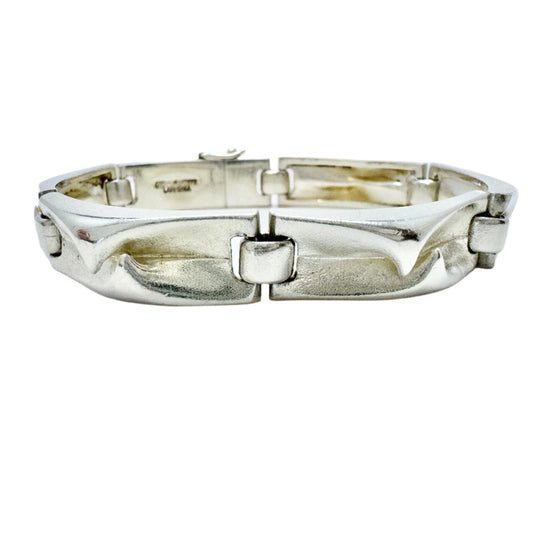 Björn Weckström for Lapponia, Finland 1982. Vintage Sterling Silver Bracelet. Design: Crisium.