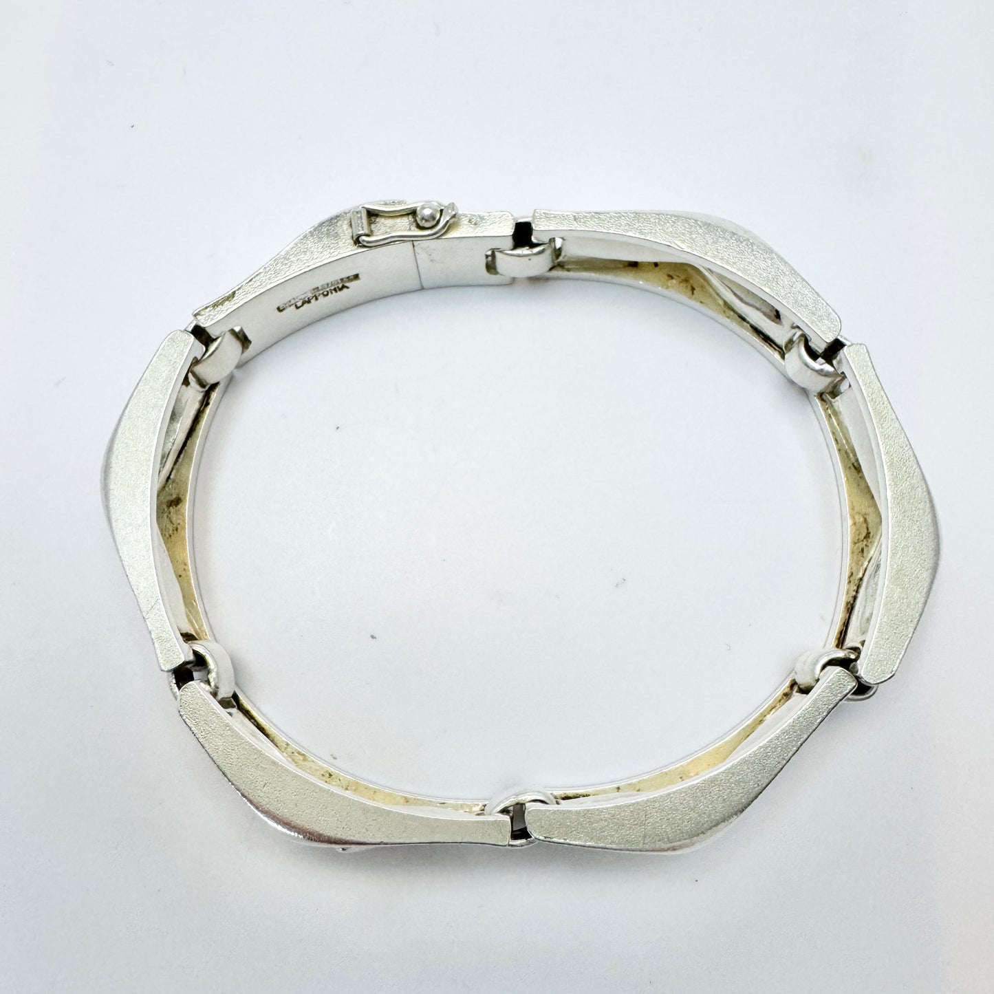 Björn Weckström for Lapponia, Finland 1982. Vintage Sterling Silver Bracelet. Design: Crisium.