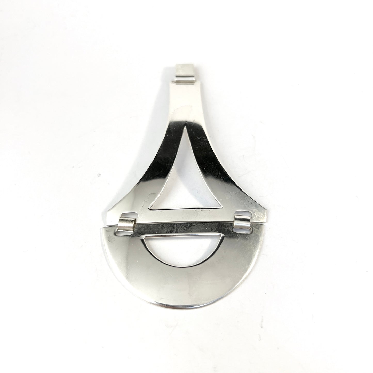 Kaplan, Stockholm, Sweden 1970. Large Vintage Sterling Silver Pendant.