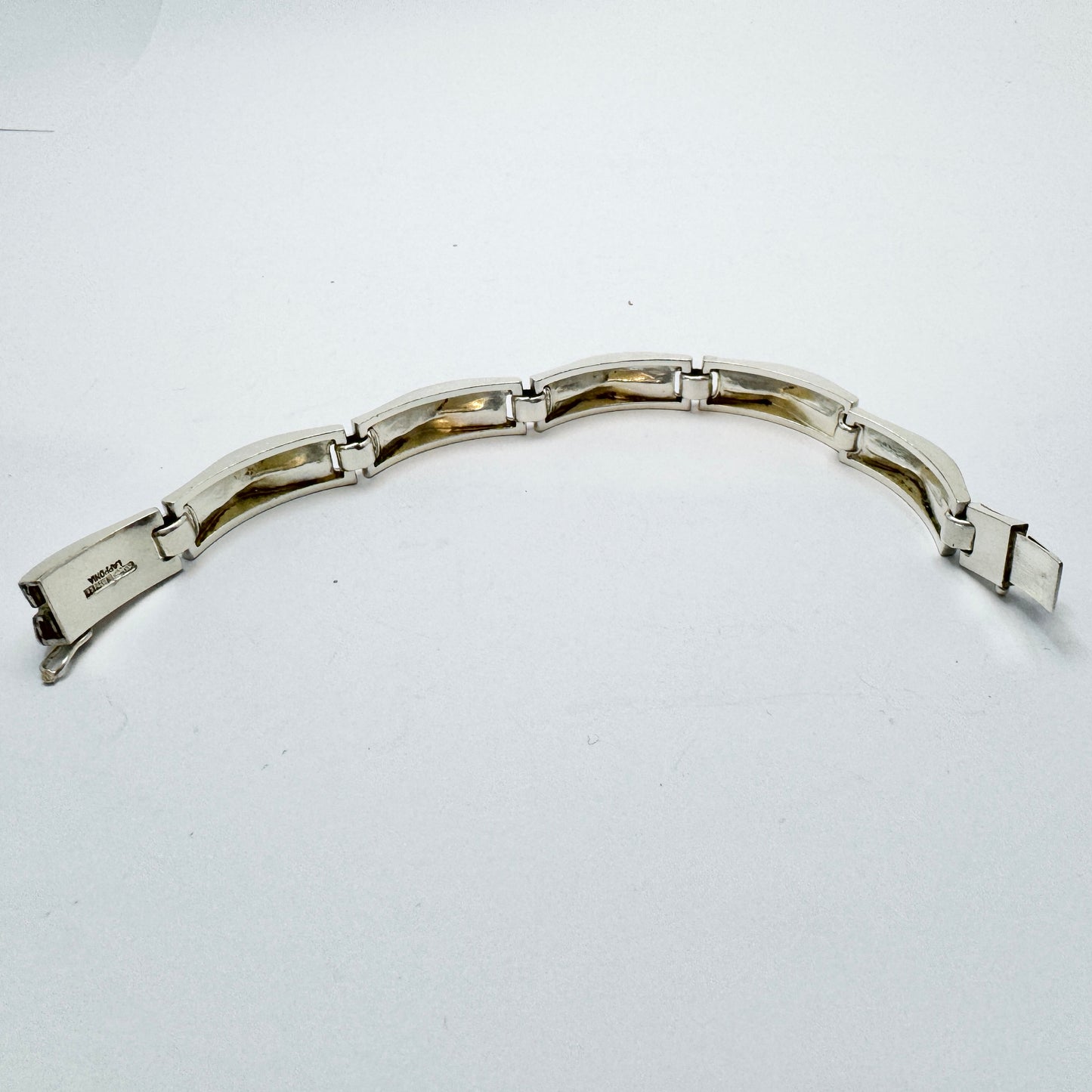 Björn Weckström for Lapponia, Finland 1982. Vintage Sterling Silver Bracelet. Design: Crisium.