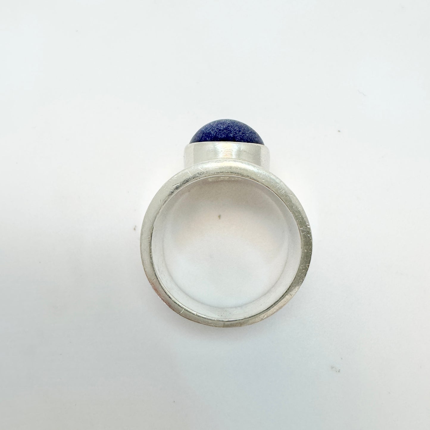 Georg Jensen, Denmark. Vintage Sterling Silver Lapis Lazuli Ring. Design: 124.