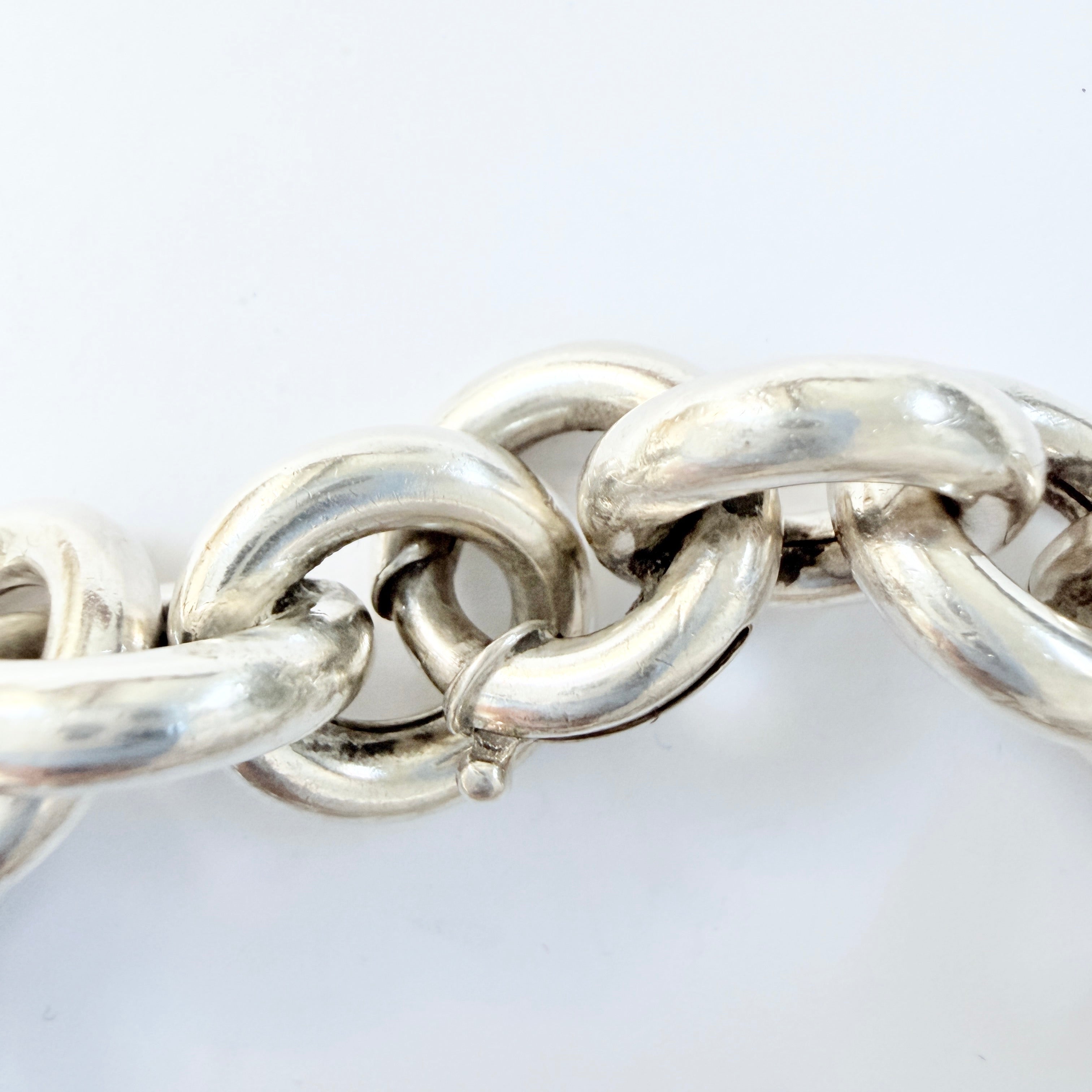 アクセサリー 1960-70s vintage 13flame silver bracelet Vintage 1960-70s 835 Silver Bracelet. – T Niklasson Gallery