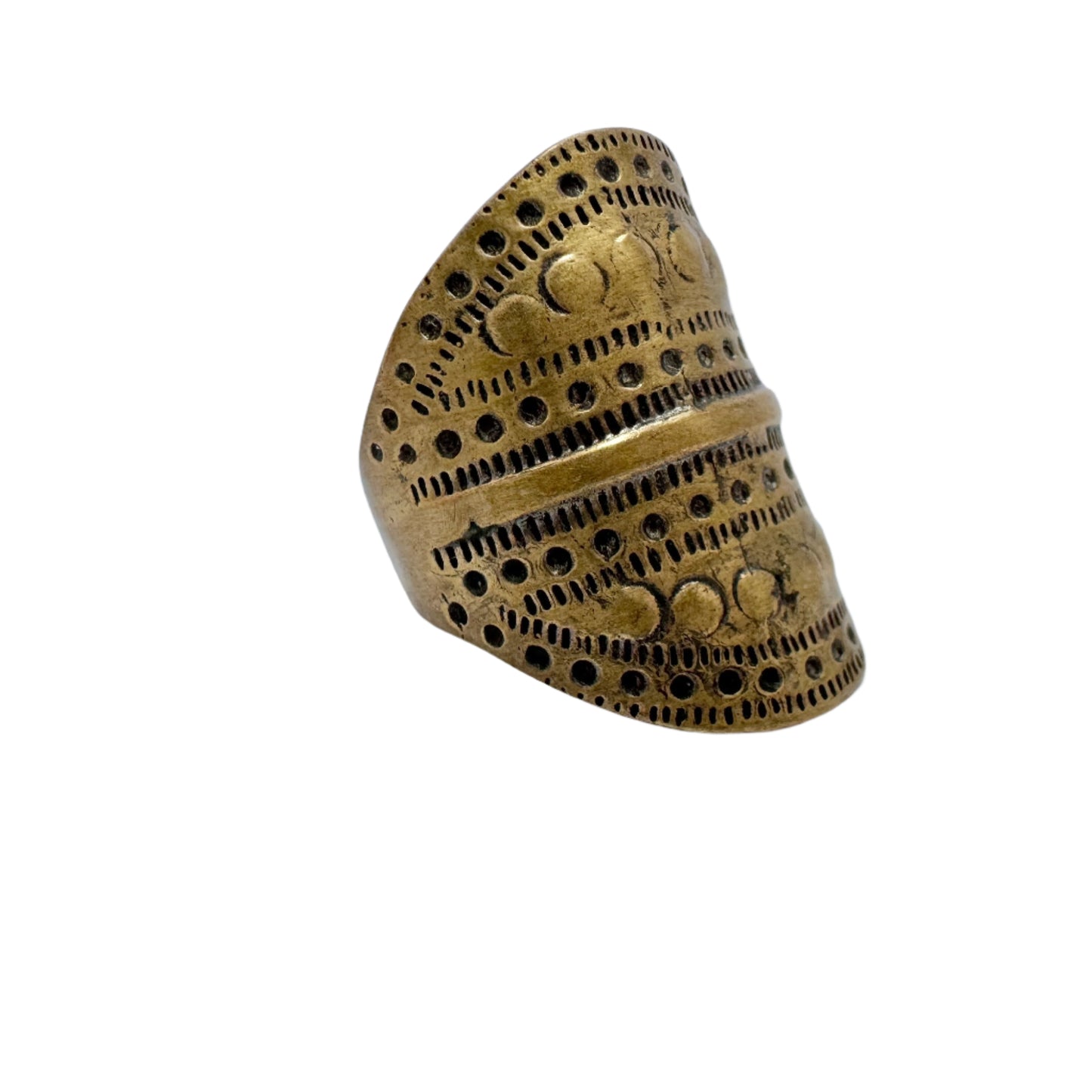 Scandinavia ca 1970s. Vintage Bronze Viking Copy Ring.