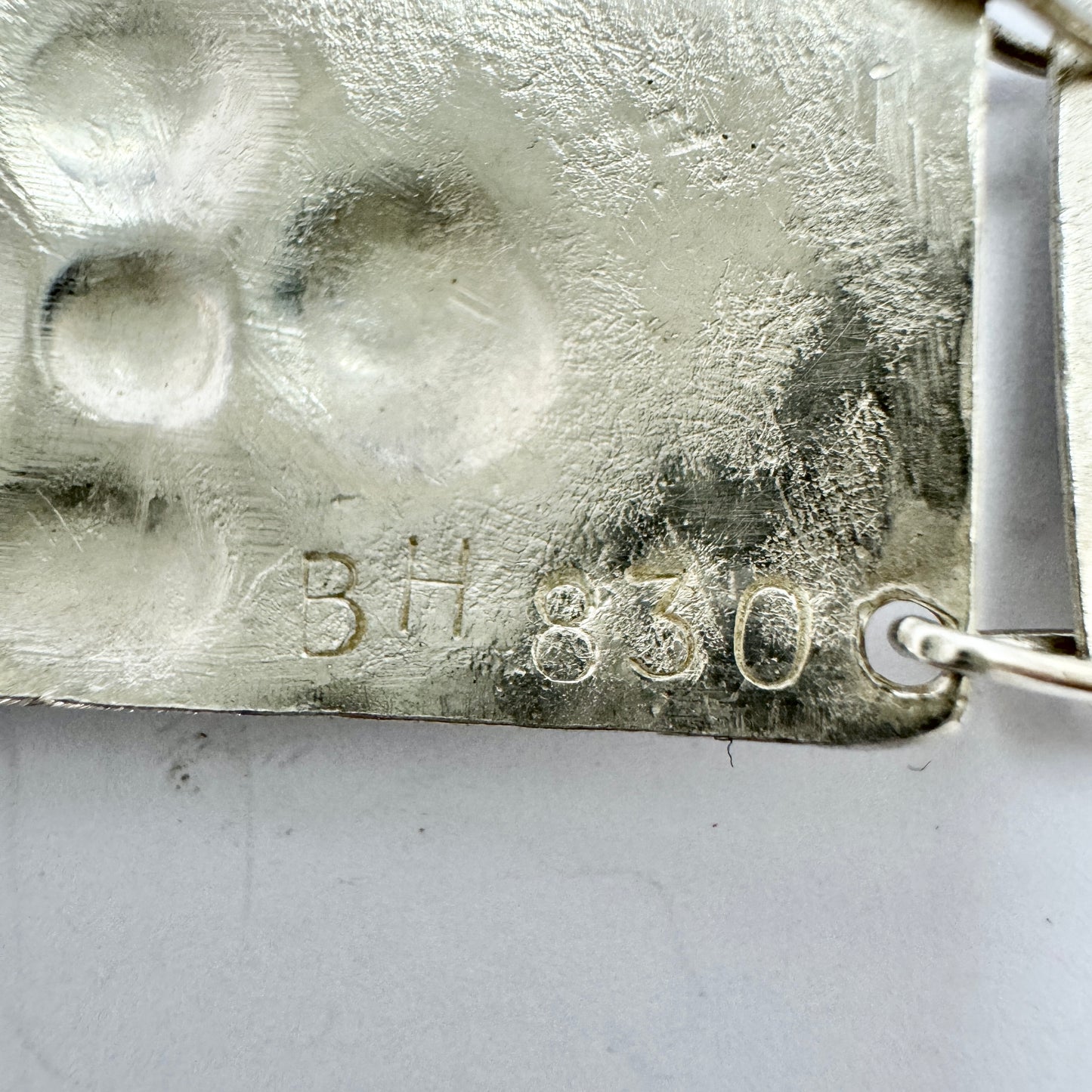 Hedberg, Arvidsjaur, Sweden 1930-40s. Vintage Solid Silver Bracelet.