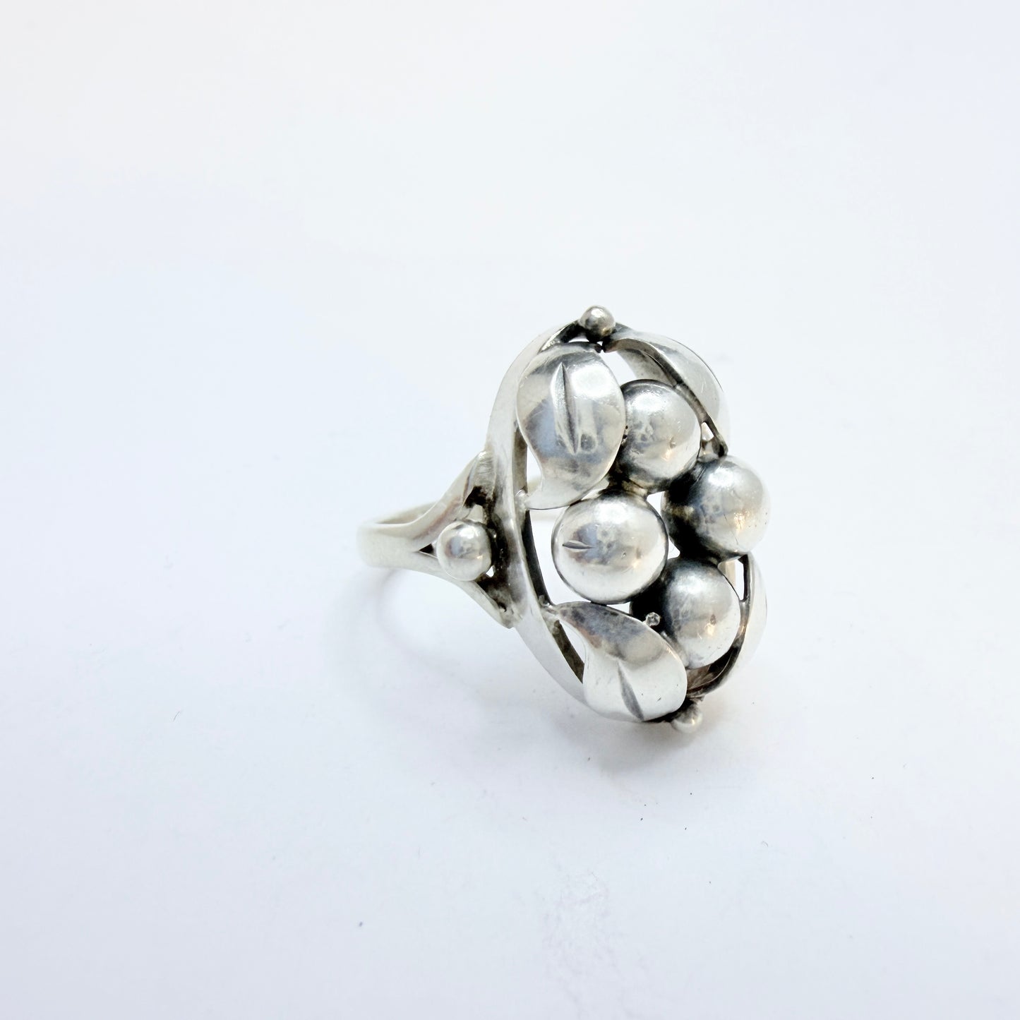 Asa-Silver Tage Linde, Sweden 1951. Vintage Solid Silver Ring