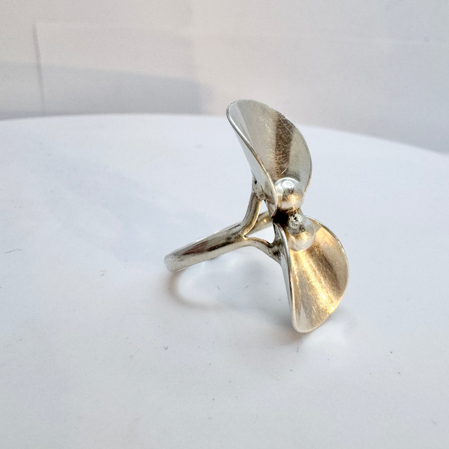 Niels Erik From. Denmark 1960s. Vintage Sterling Silver Ring.