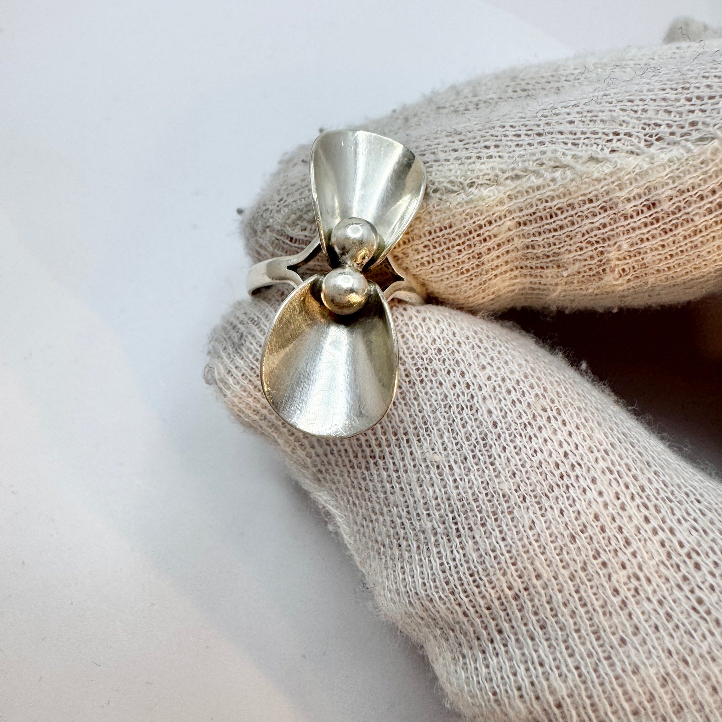 Niels Erik From. Denmark 1960s. Vintage Sterling Silver Ring.