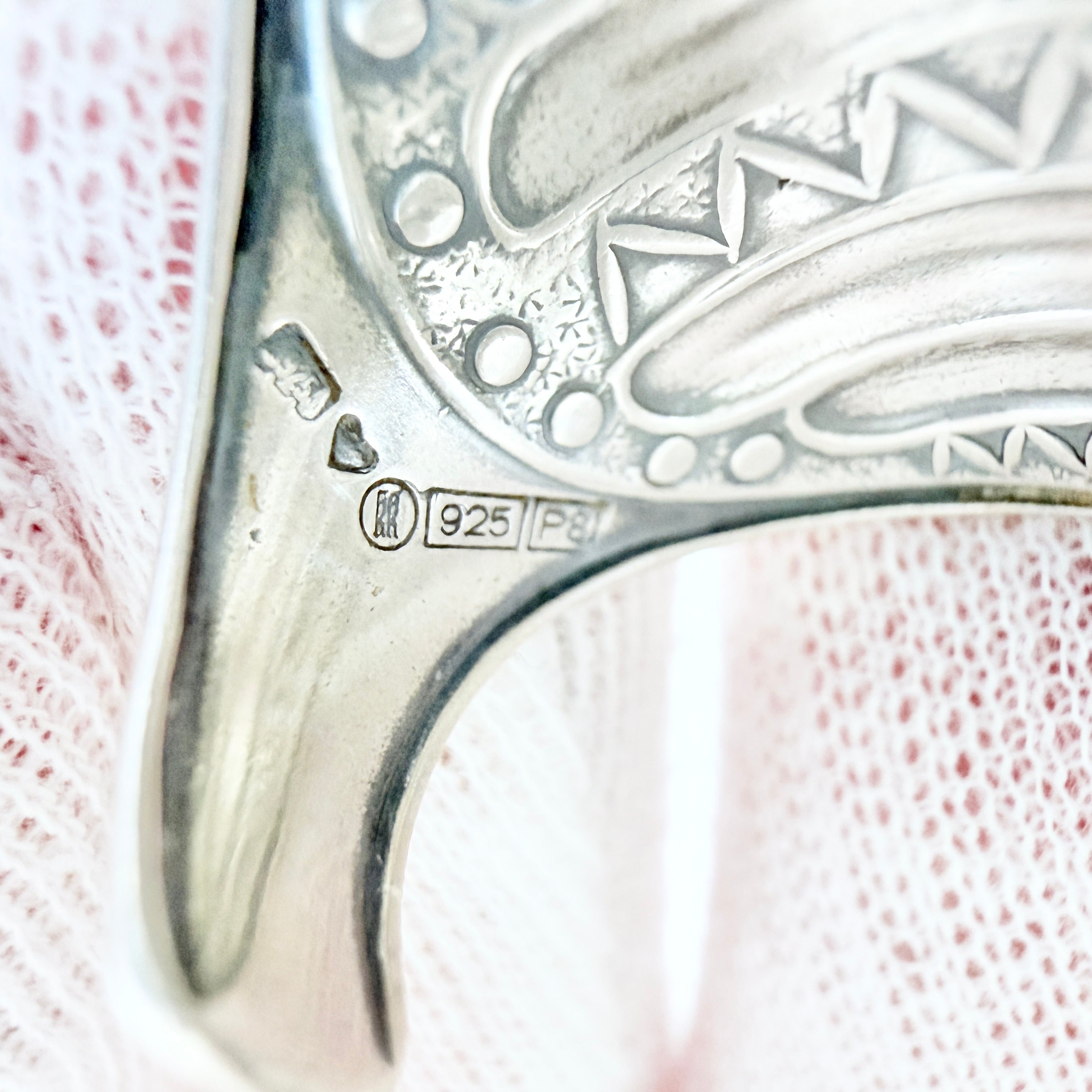 Kalevala Koru, Finland 1992. Vintage Sterling Silver Viking-style