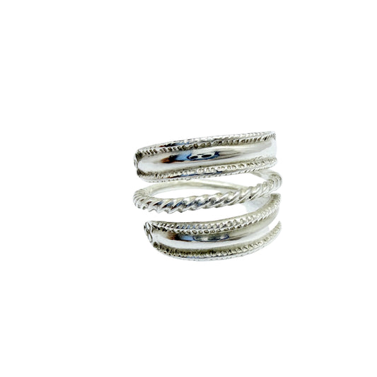 Bengt Hallberg, Sweden. Vintage Sterling Silver Viking Copy Unisex Ring