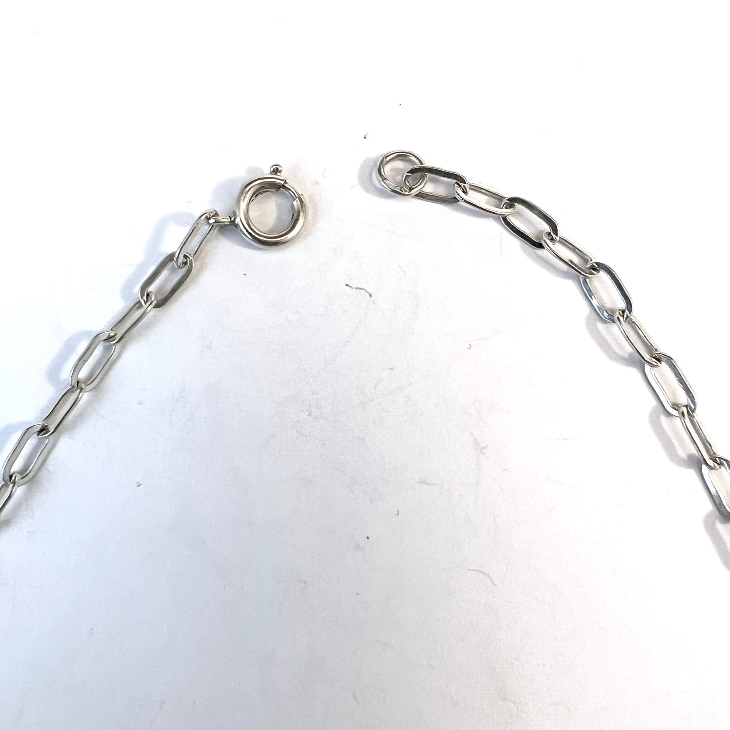 Nordström, Sweden year 1967. Vintage Sterling Silver Bergslagen-stone Necklace.