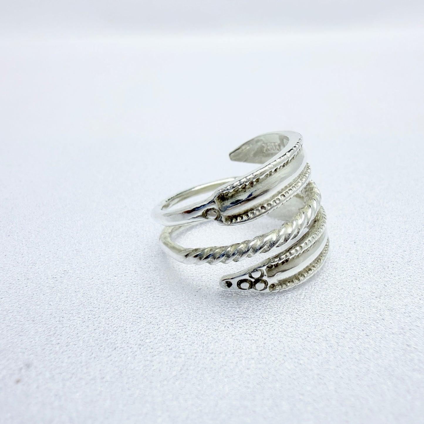 Bengt Hallberg, Sweden. Vintage Sterling Silver Viking Copy Unisex Ring