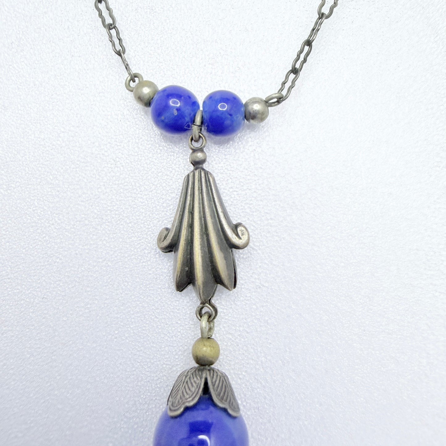 Felsenthal Bros & Co, Chicago ca 1915-1920. Antique Costume Jewelry Art Nouveau Necklace.