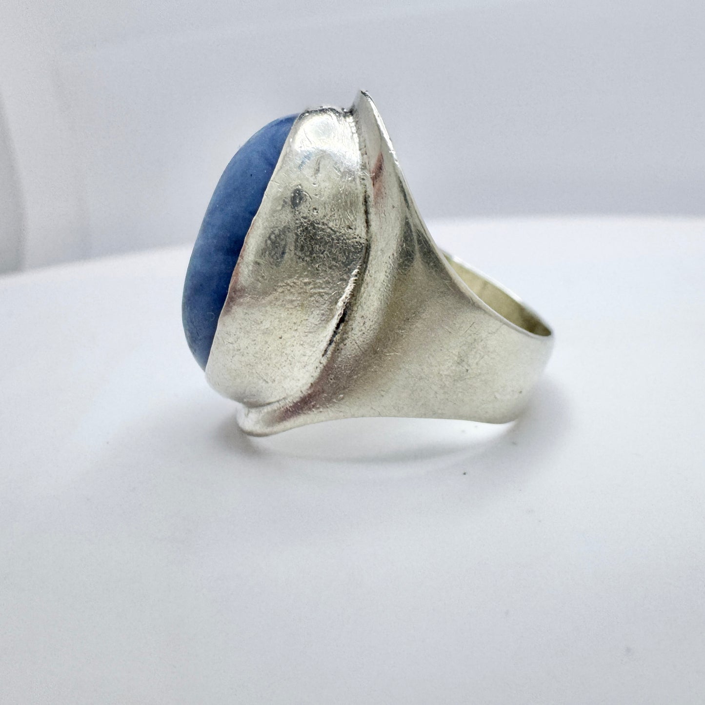 Victor Janson, Sweden 1967. Vintage Sterling Silver Bergslagen-stone Ring.