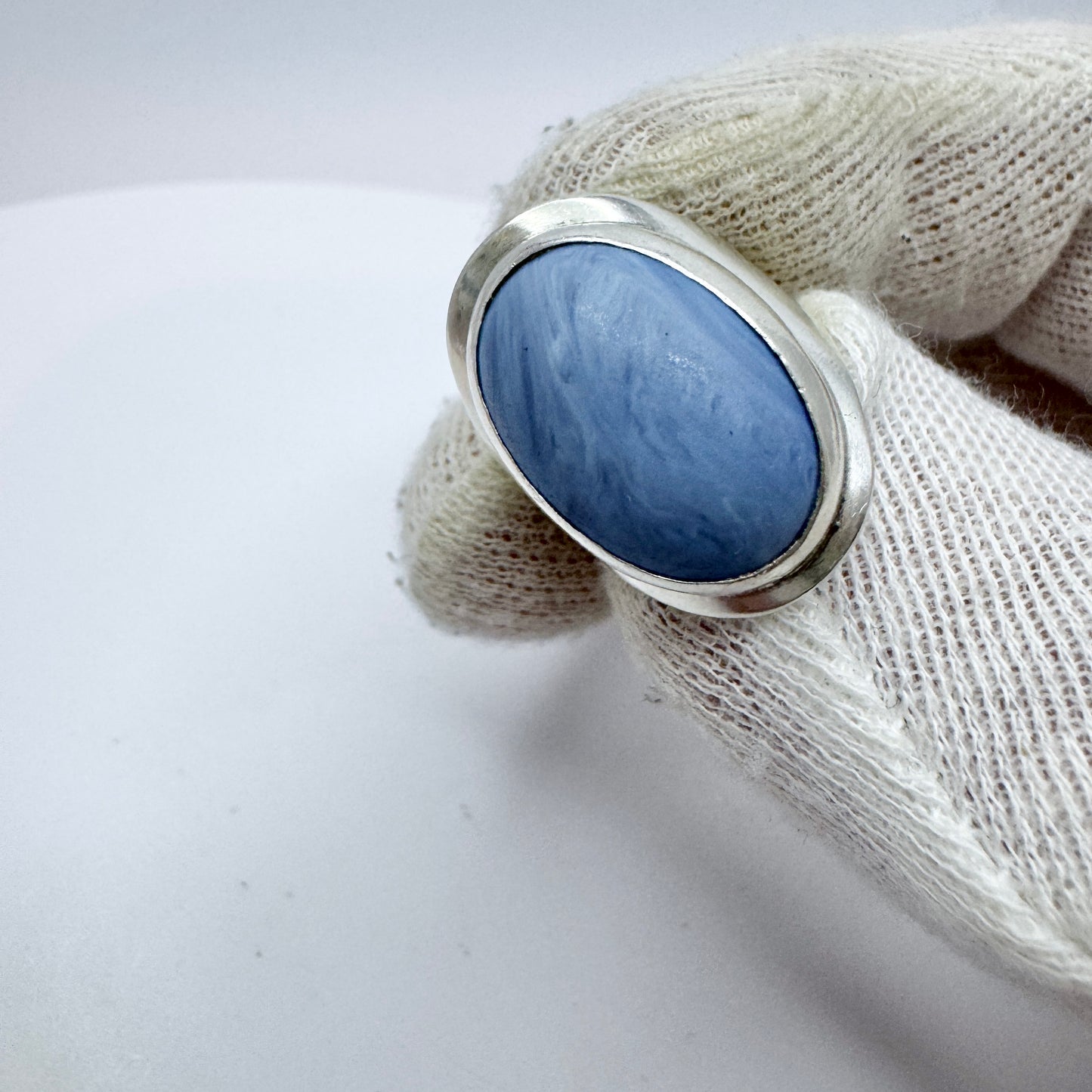 Victor Janson, Sweden 1967. Vintage Sterling Silver Bergslagen-stone Ring.