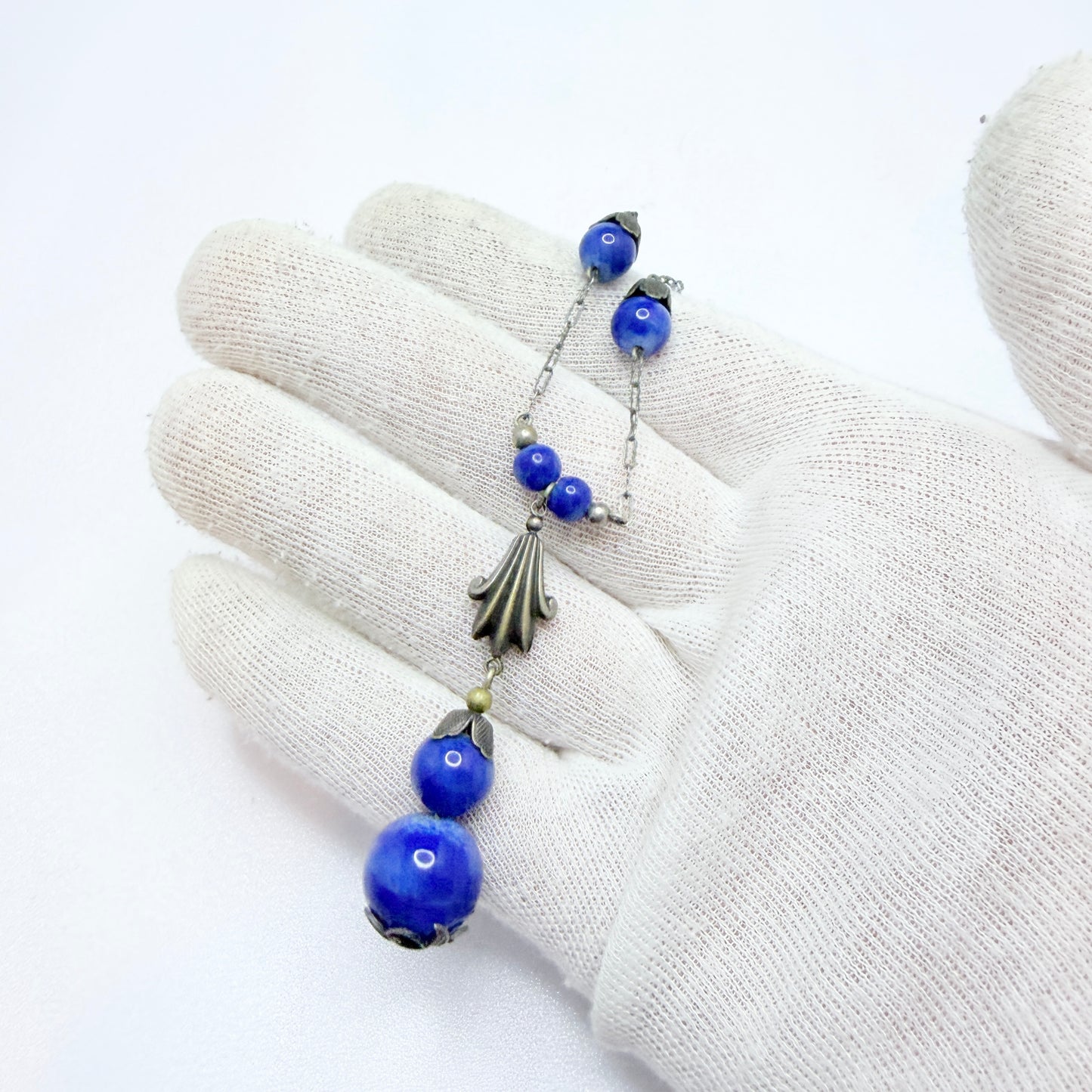 Felsenthal Bros & Co, Chicago ca 1915-1920. Antique Costume Jewelry Art Nouveau Necklace.