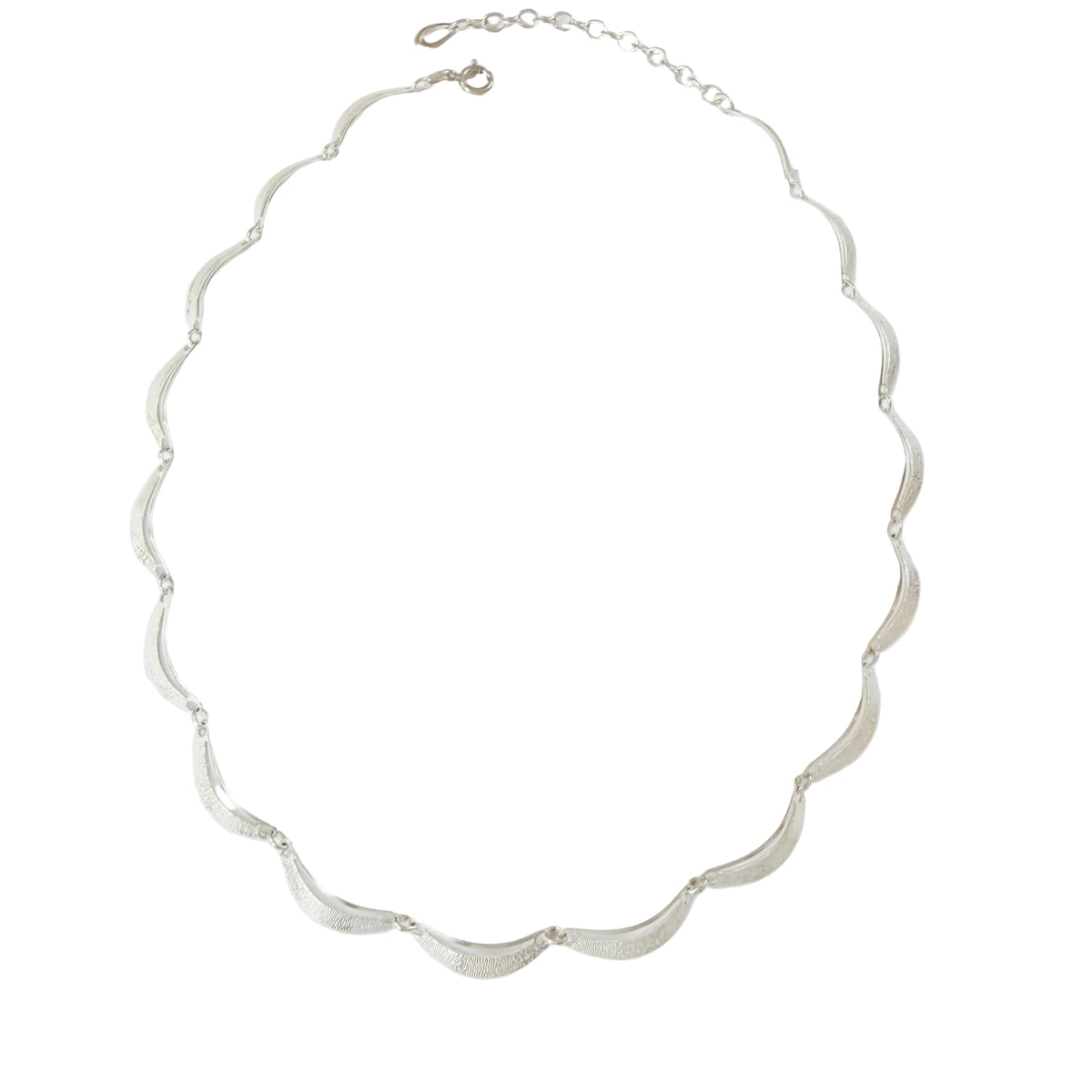 Friedrich Binder, Germany 1970-80s. Vintage Solid Silver Necklace.