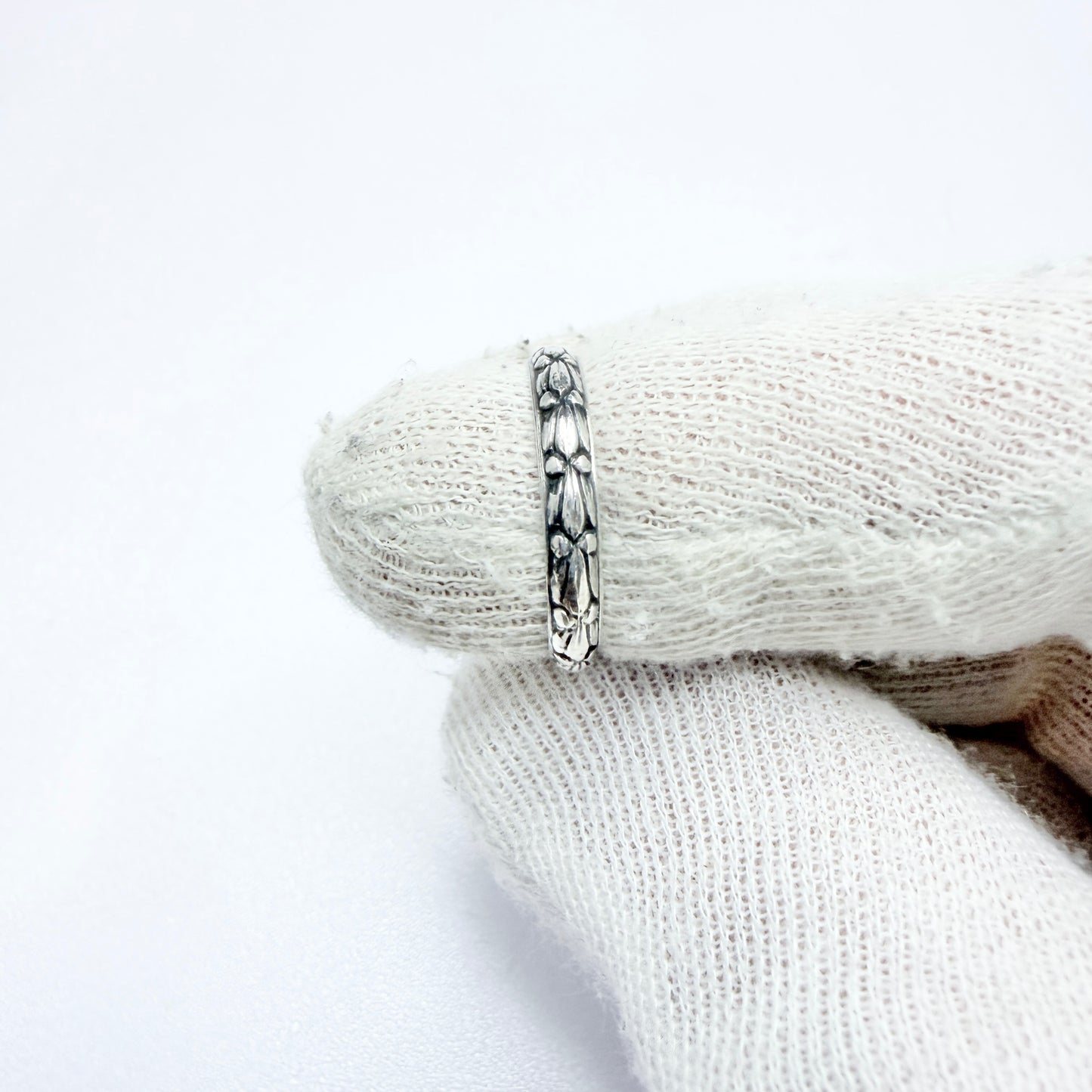 Ekström & Blom, Sweden 1935. Vintage Solid Silver Band Ring