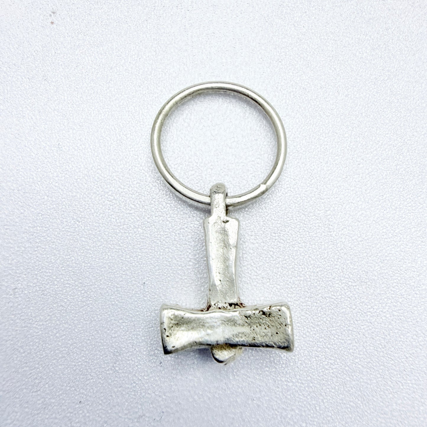 Bo Franzen, Sweden year 1970. Vintage Sterling Silver Viking Copy Thor's Hammer Pendant.